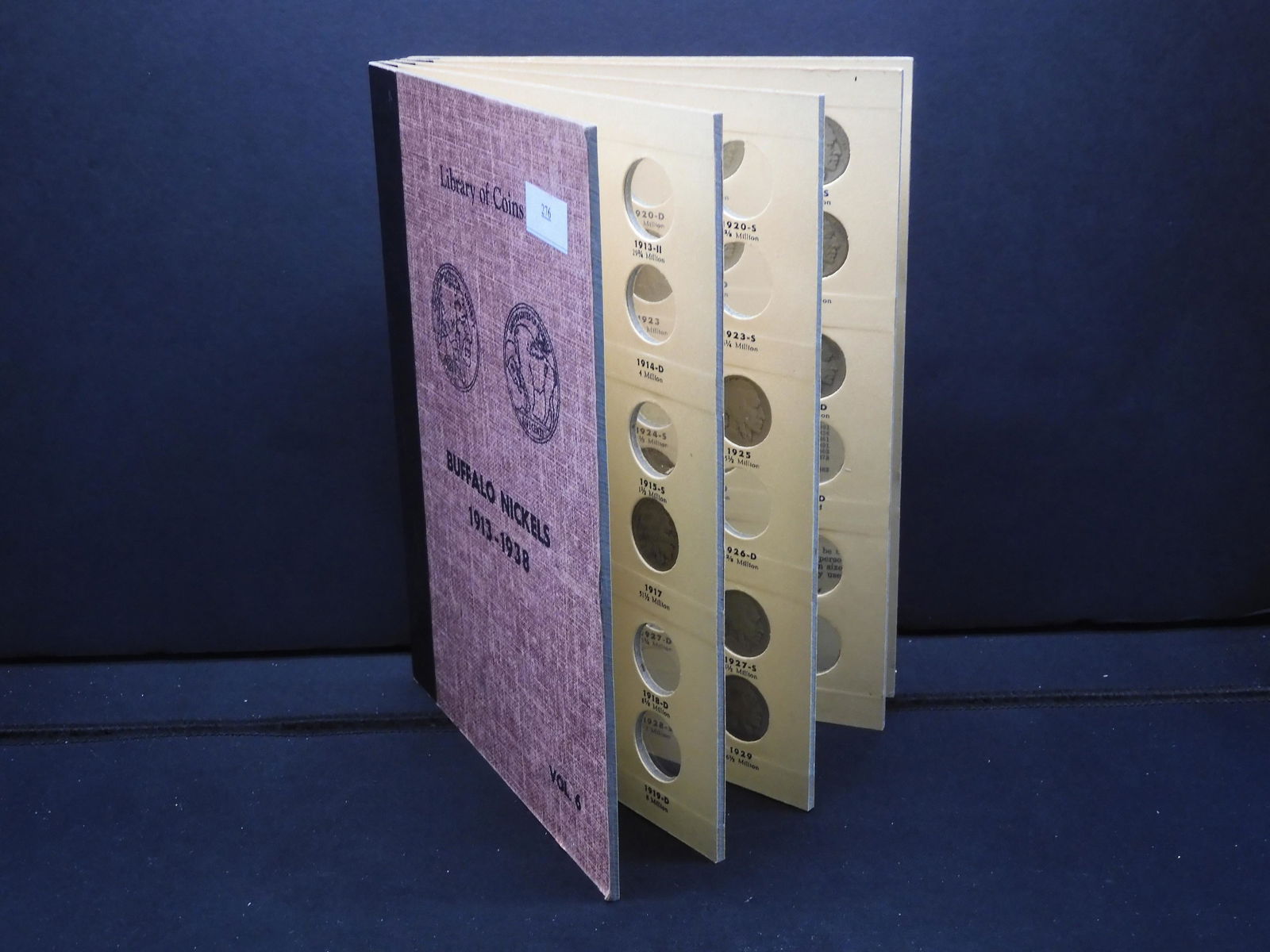 Library of Coins Album - Buffalo Nickels 1913-1938 - (1 of 10)