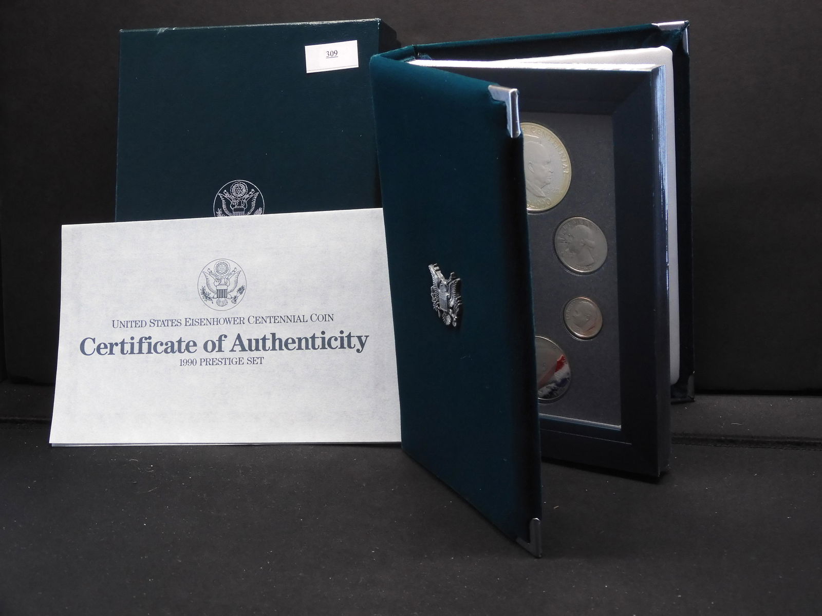 1990 U.S. Eisenhower 6 Coin Prestige Proof Set OGP (1 of 4)