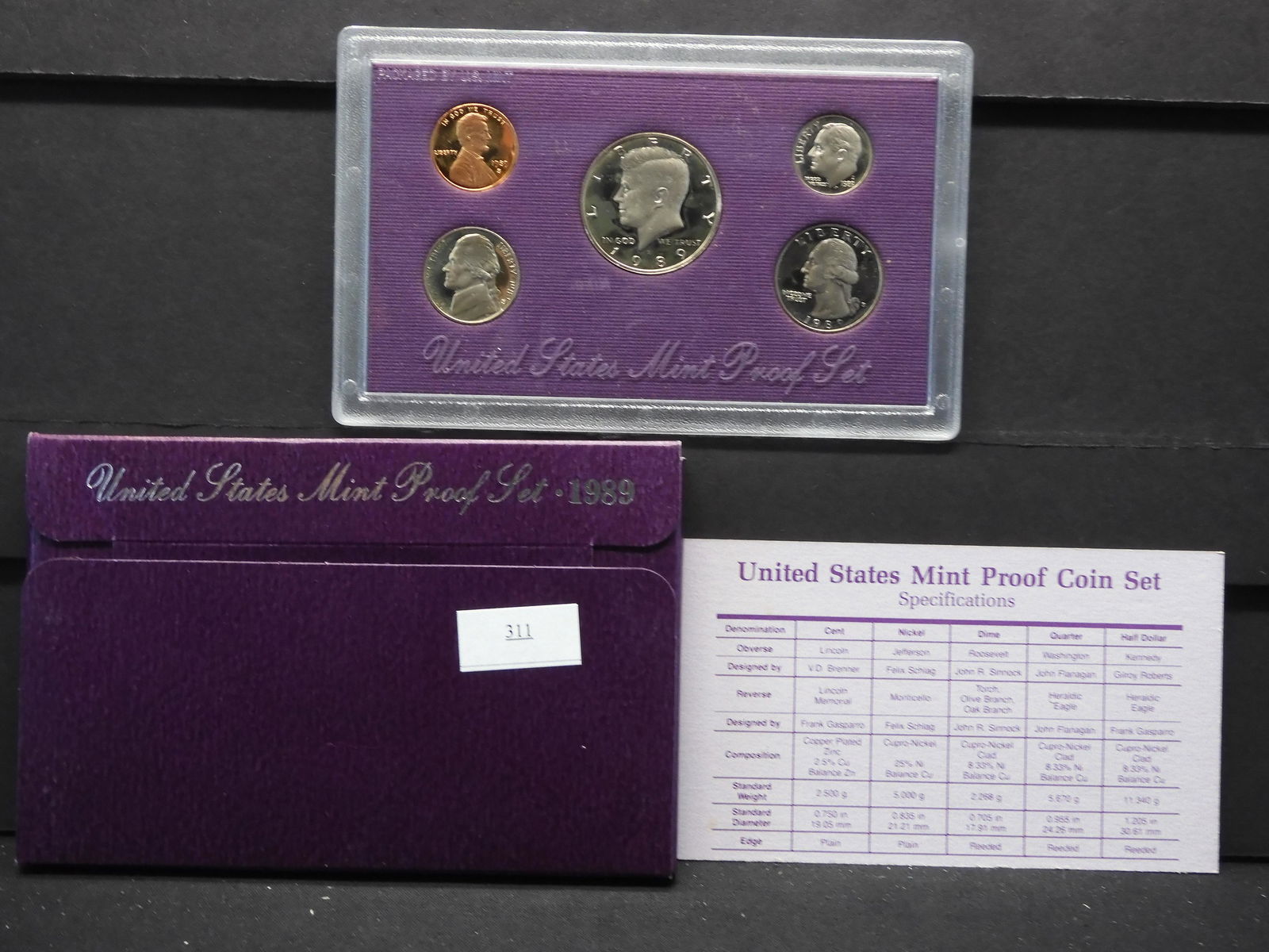 1989 U.S. Proof Set OGP (1 of 4)