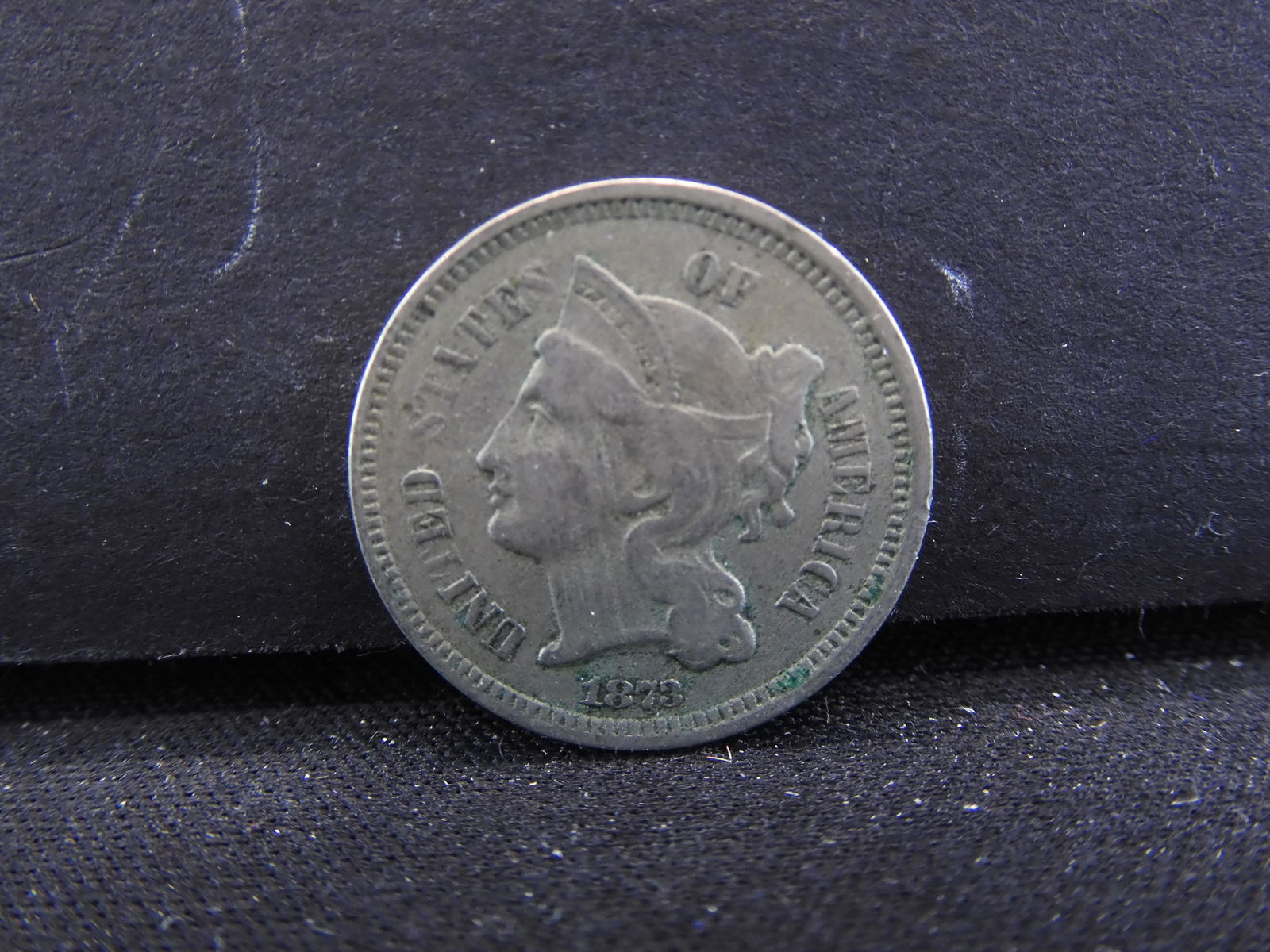 1873 Three Cent Nickel (1 of 2)