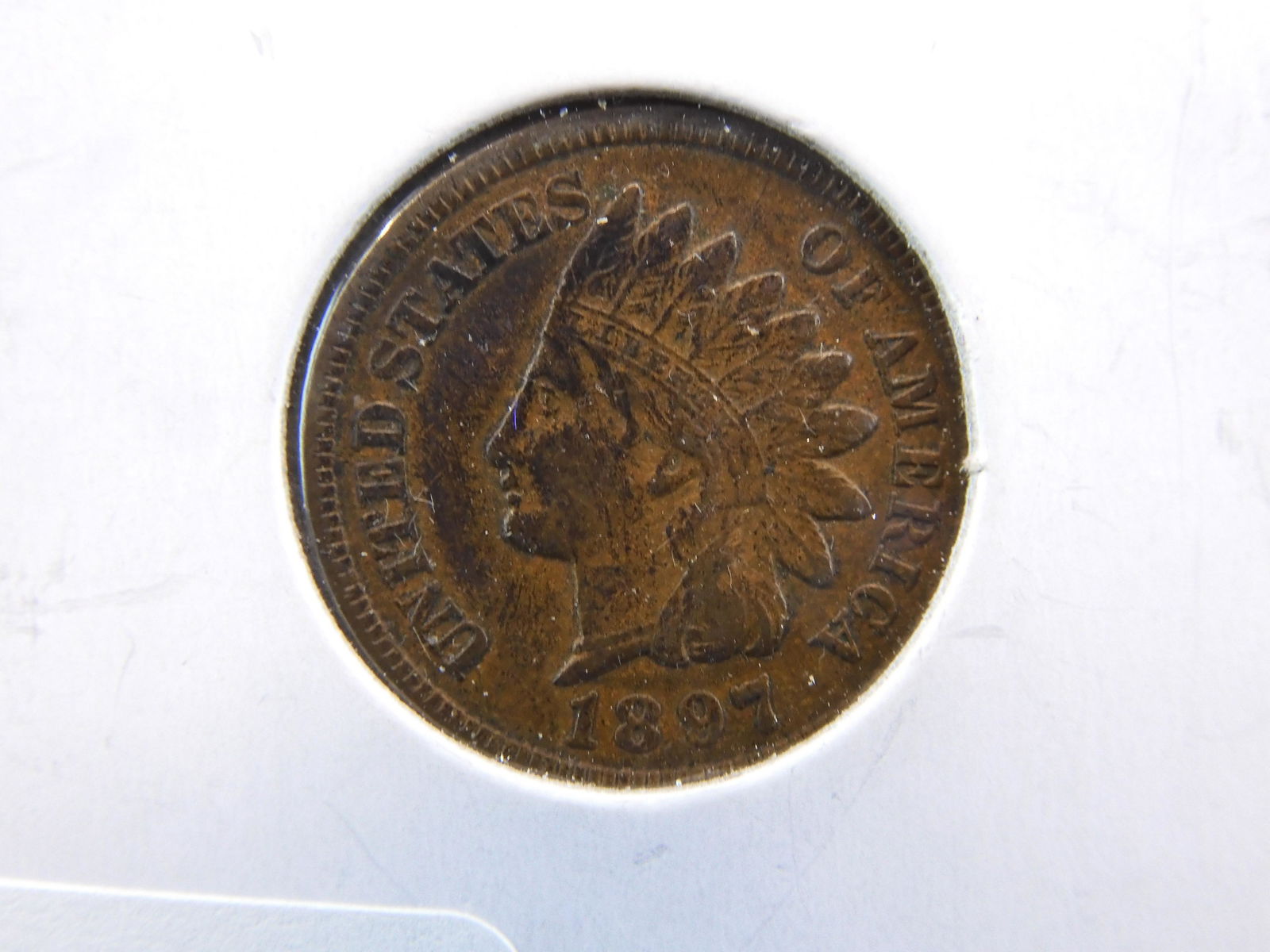 1897 Indian Head Cent Great Details (1 of 2)
