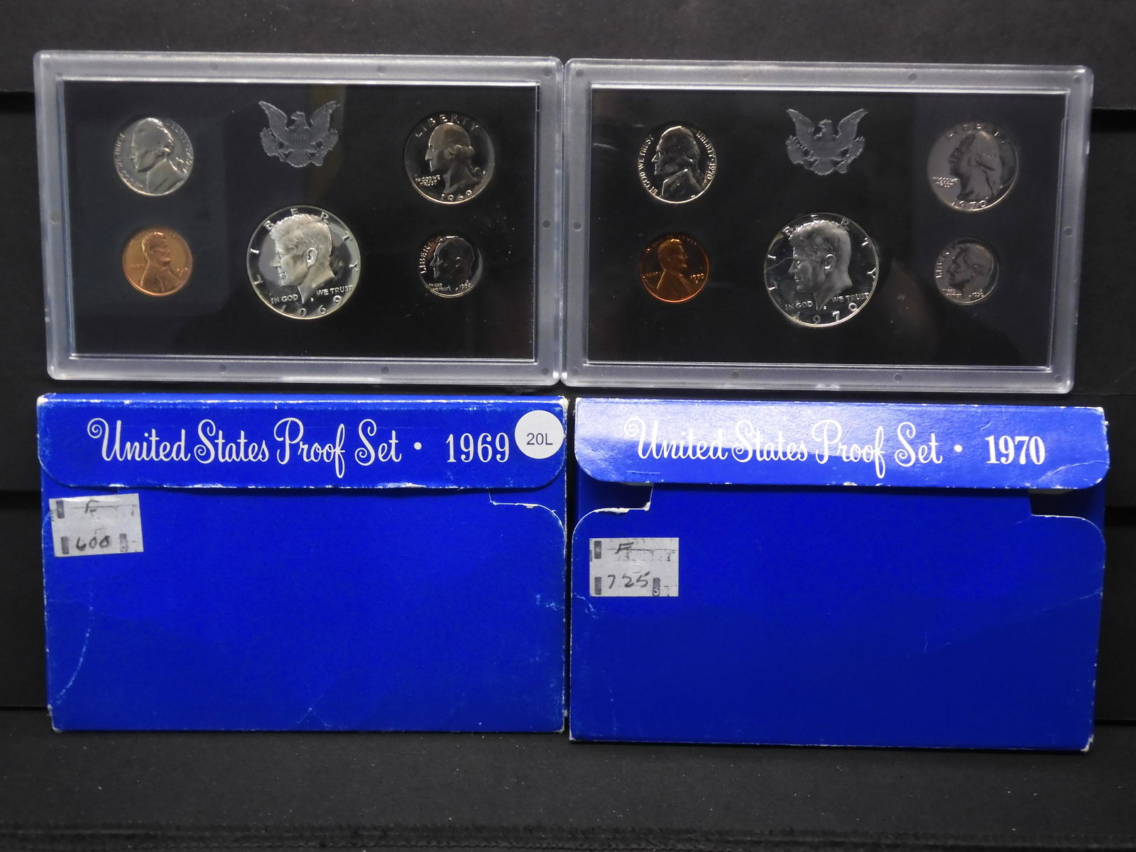 1969-S &  1970-S  United States Mint 5-Coin Proof Sets. (1 of 5)