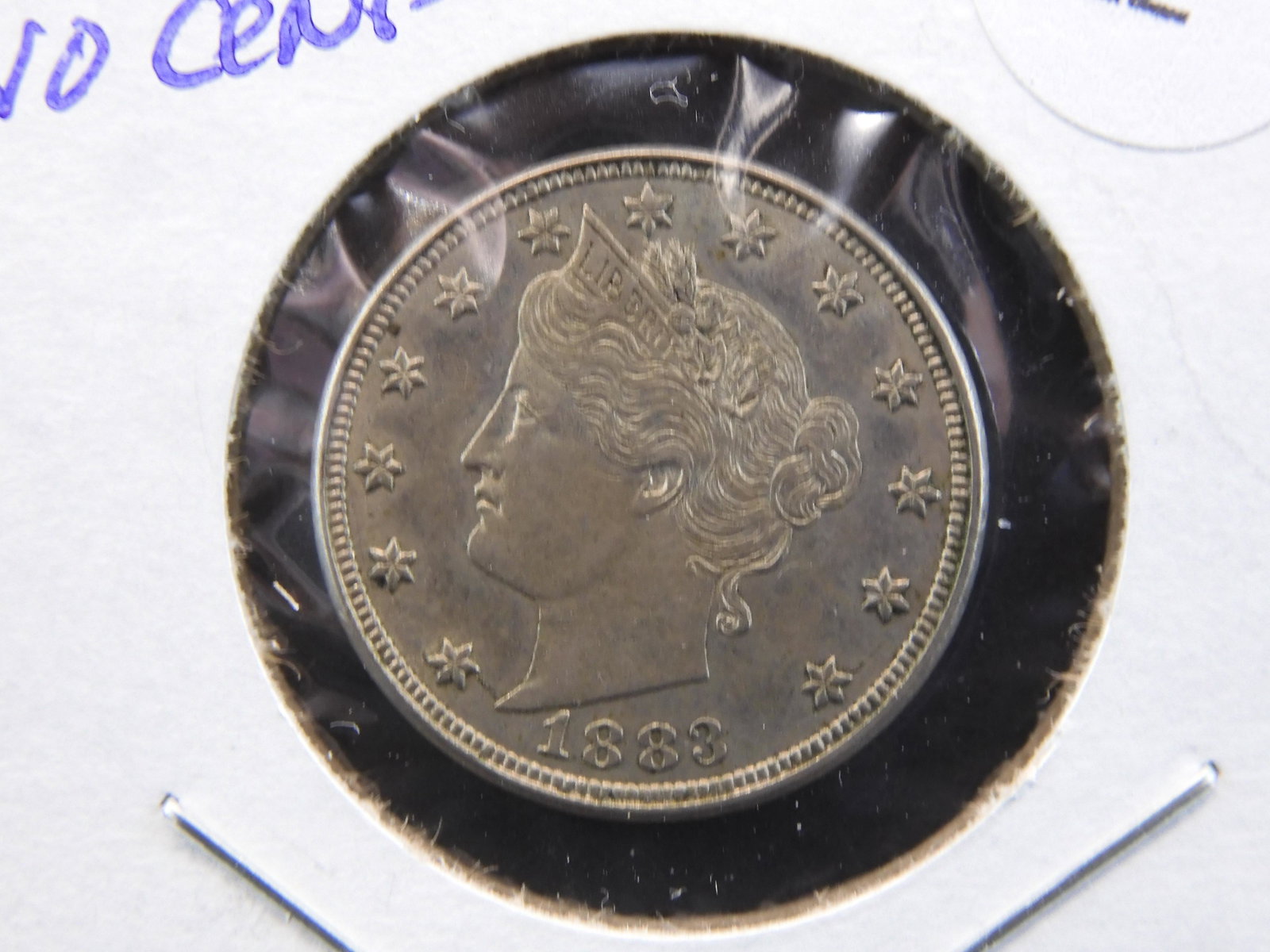 1883 No Cents V Nickel. Choice BU.: 1883 No Cents V Nickel. Choice BU.