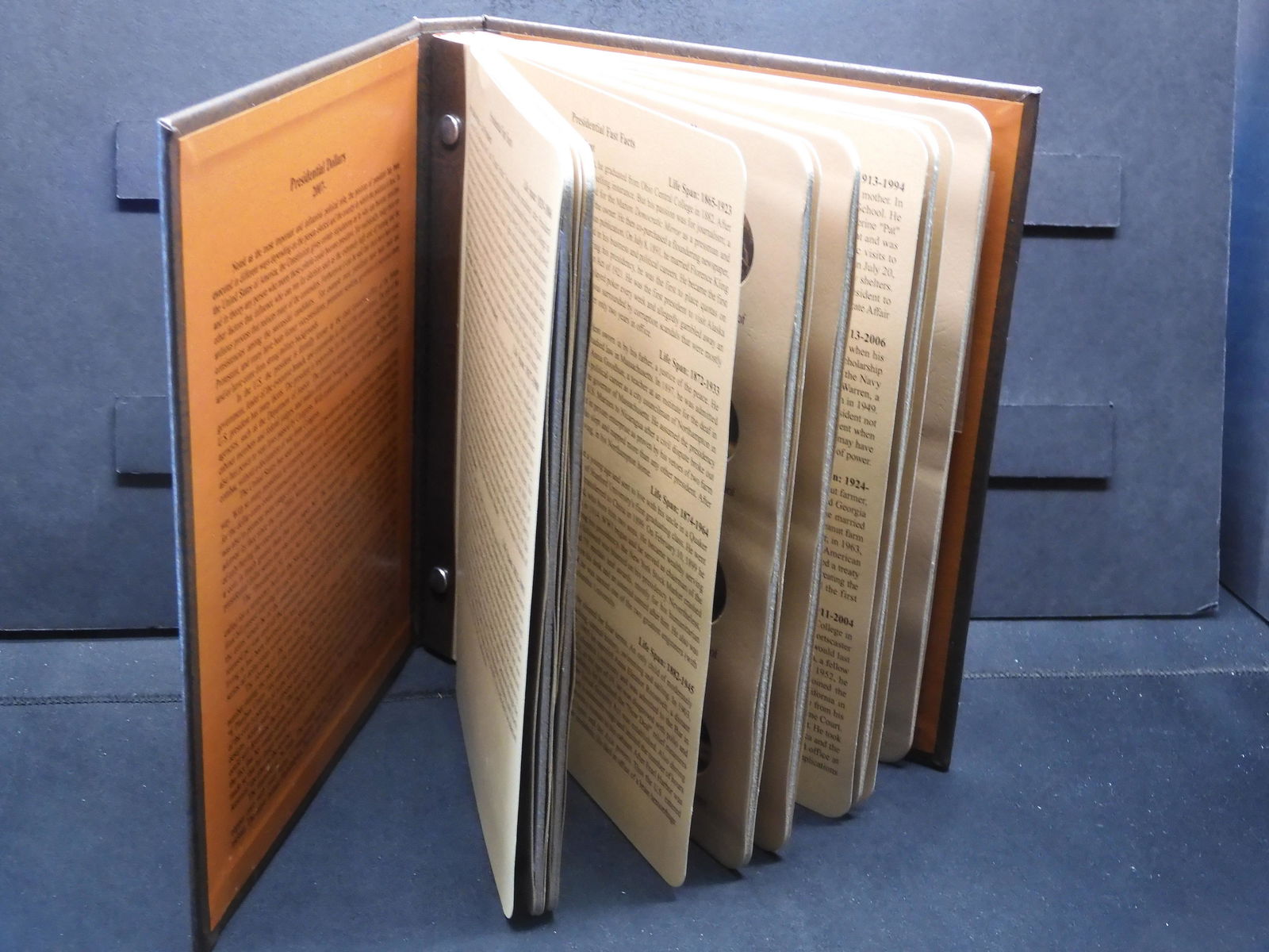 Partial set Presidential Dollars in Dansco Album 8185. (1 of 13)