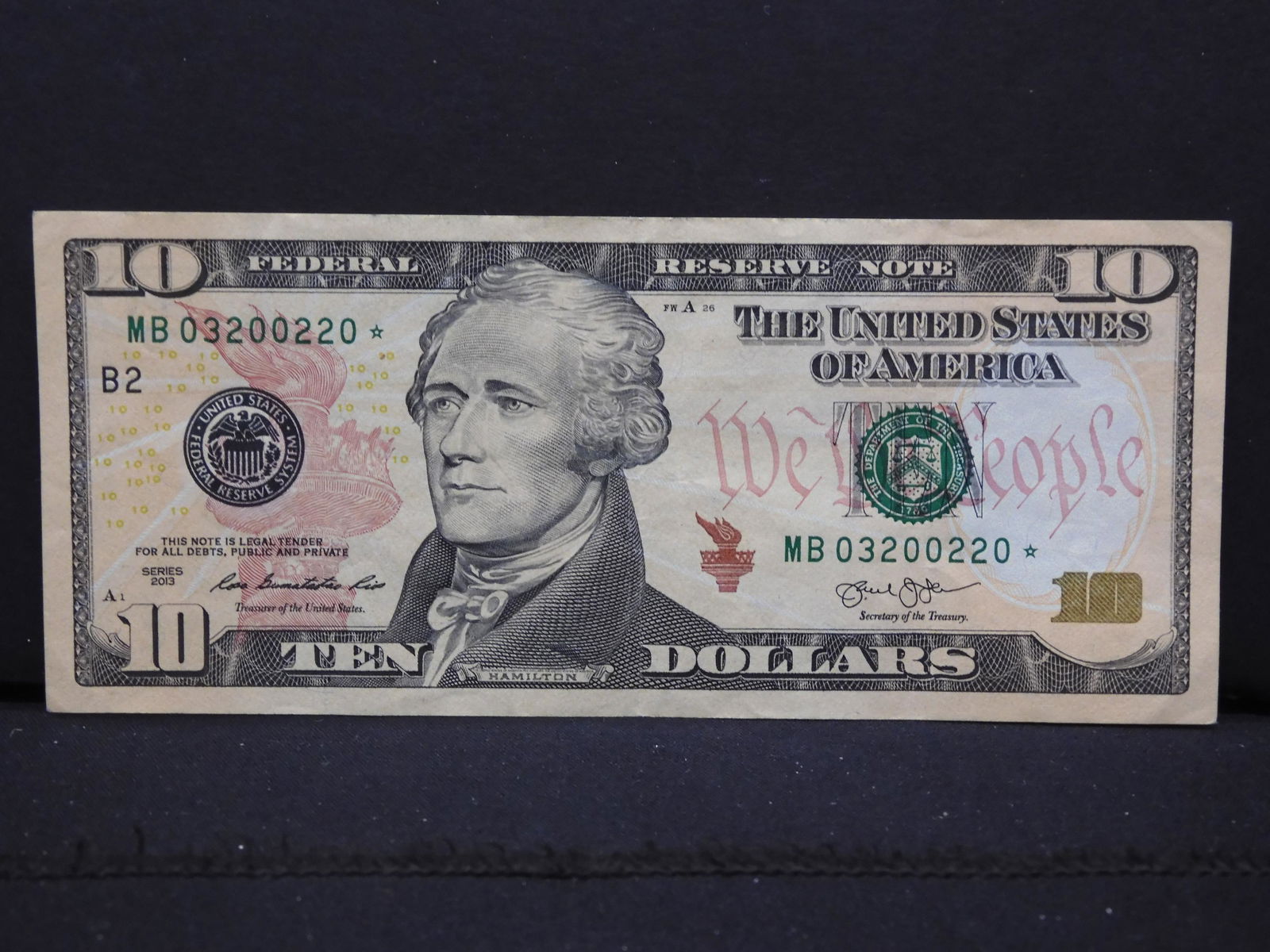 2013 Ten Dollar Star Note (1 of 3)