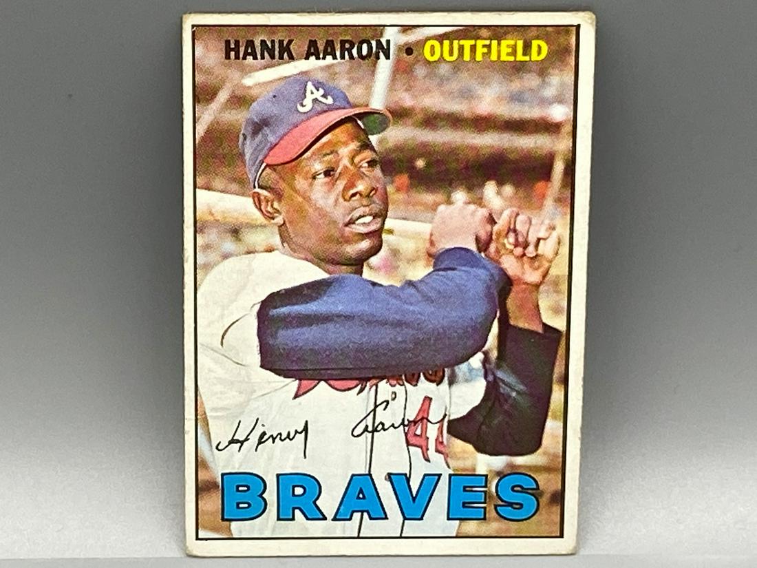 1967 Topps Hank Aaron #250 HOF (1 of 3)