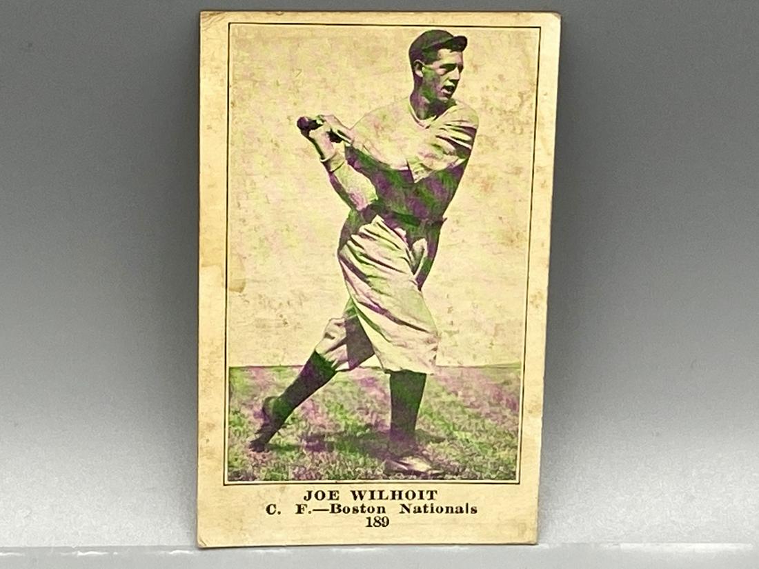 1917 Collins McCarthy Joe Wilhoit #189 Rare: 1917 Collins McCarthy Joe Wilhoit #189 Rare