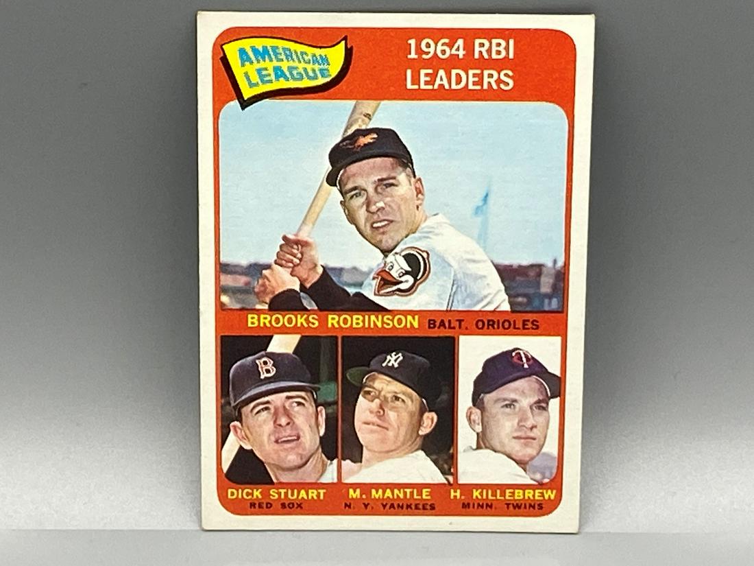 1965 Topps Mickey Mantle, Brooks Robinson, Harmon (1 of 2)