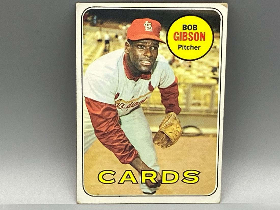 1969 Topps Bob Gibson #200 HOF (1 of 2)