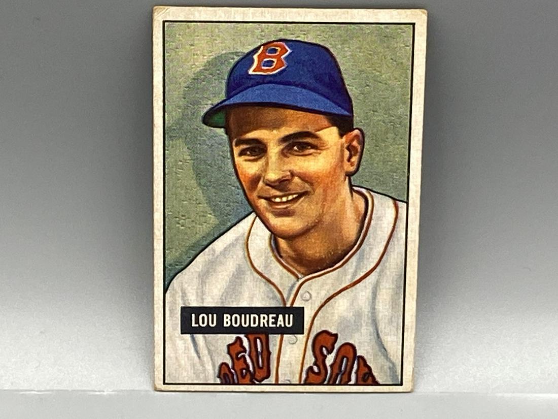 1951 Bowman Lou Boudreau #62 HOF (1 of 2)