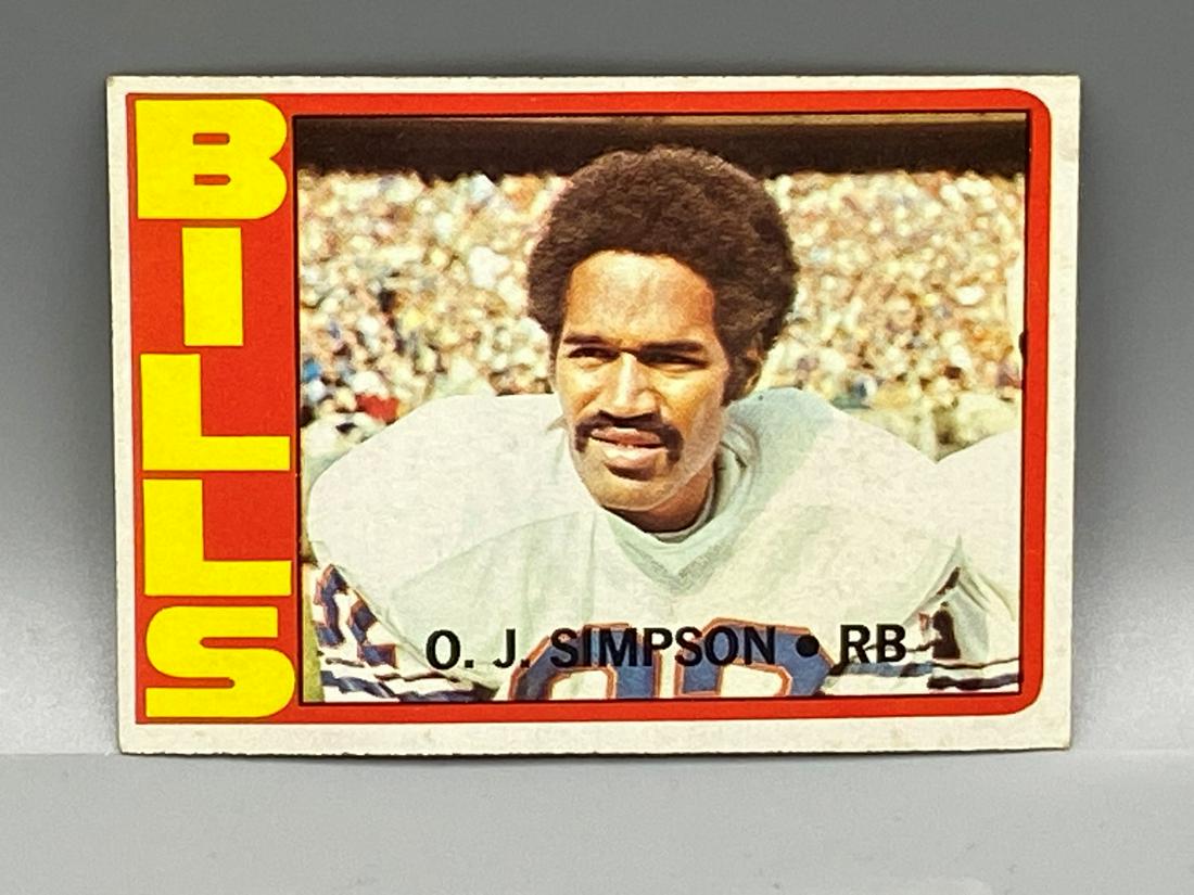 1972 Topps O.J. Simspon #160 HOF (1 of 2)