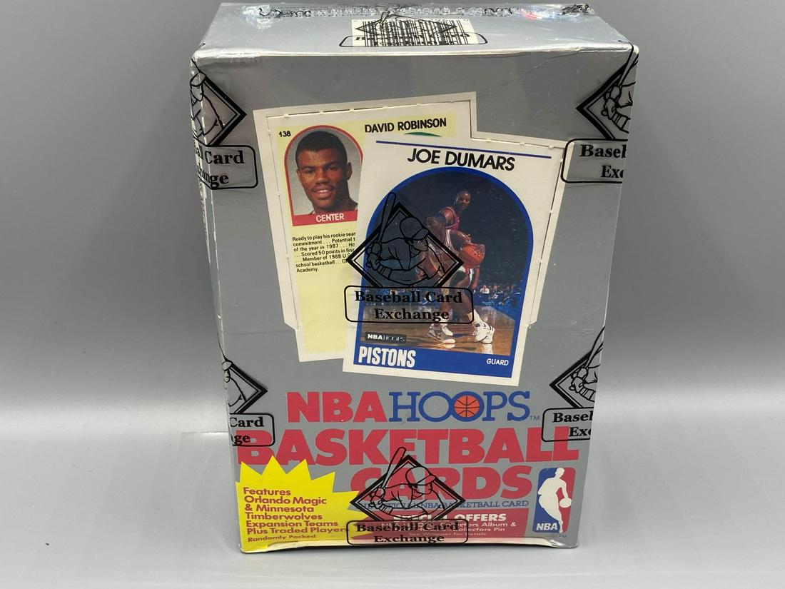 1989/90 Hoops Basketball Wax Box Series 2 BBCE Wrapped (1 of 2)