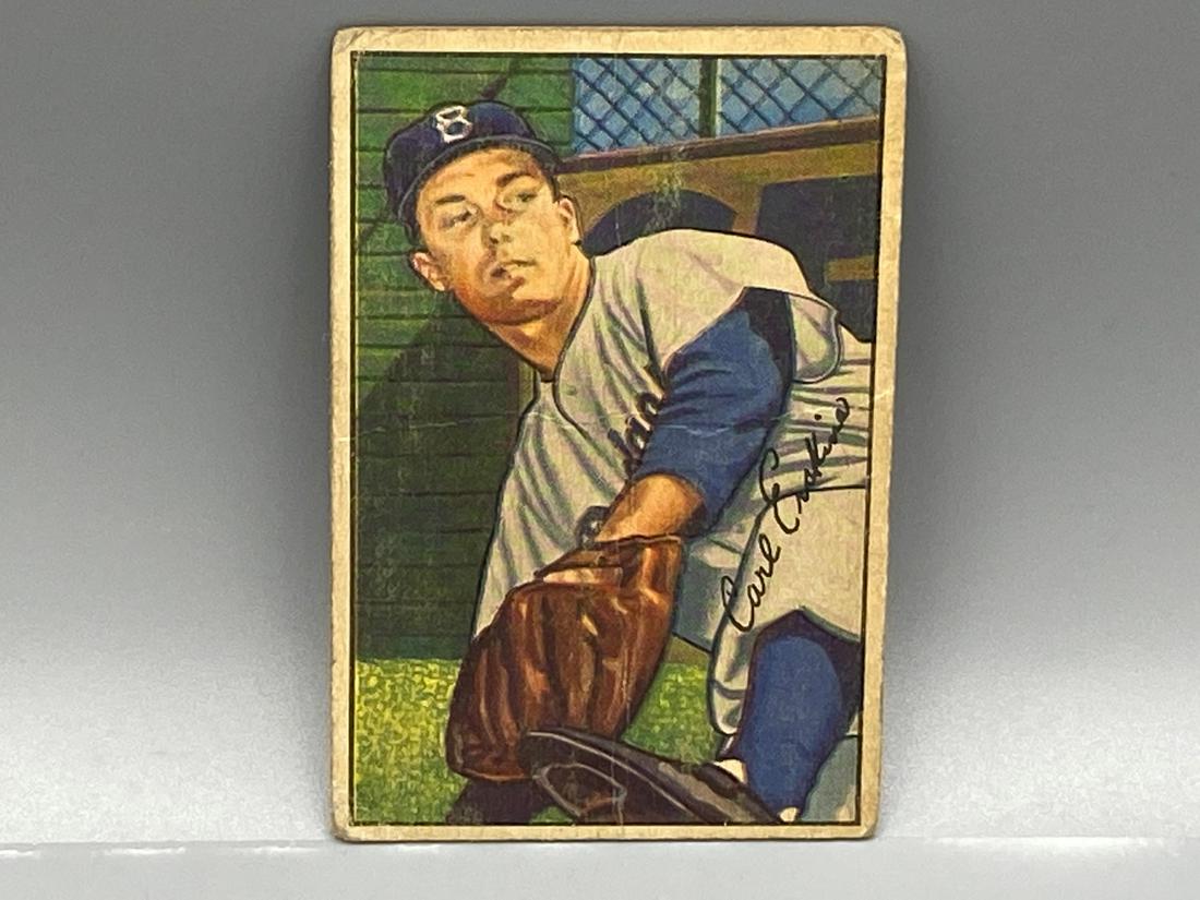 1952 Bowman Carl Erskine #70 (1 of 3)