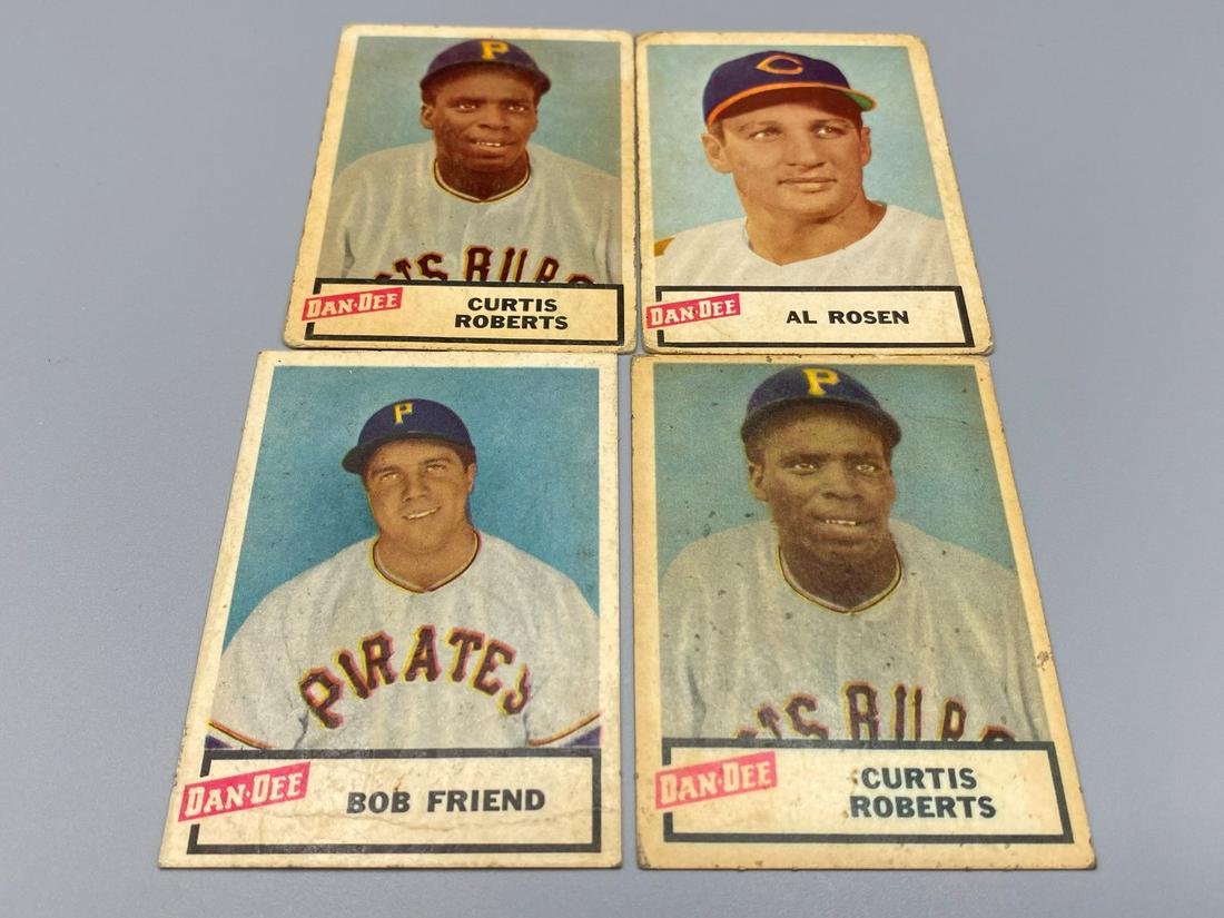 (4)1954 Dan Dee Baseball Cards -Tough (1 of 2)