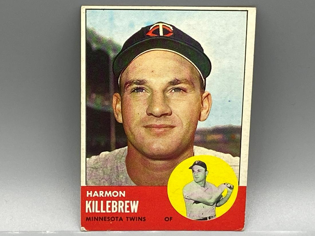 1963 Topps Harmon Killebrew #500 Short Print HOF (1 of 2)