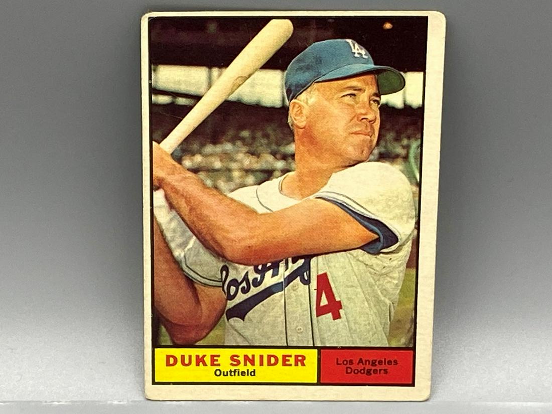 1961 Topps Duke Snider #443 HOF: 1961 Topps Duke Snider #443 HOF
