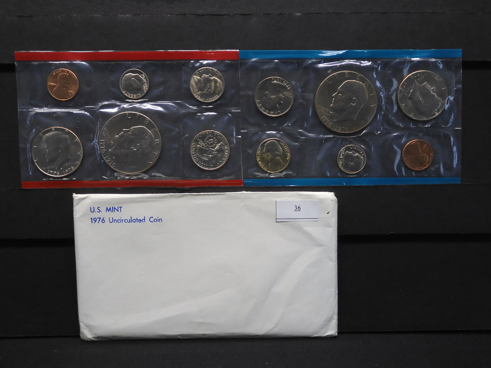 1976 U.S. Uncirculated P & D Mint Set OGP (1 of 6)