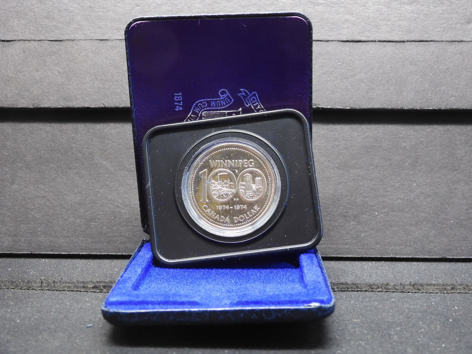 1974 Canada Winnipeg Dollar w/ Case 50% Silver (1 of 3)