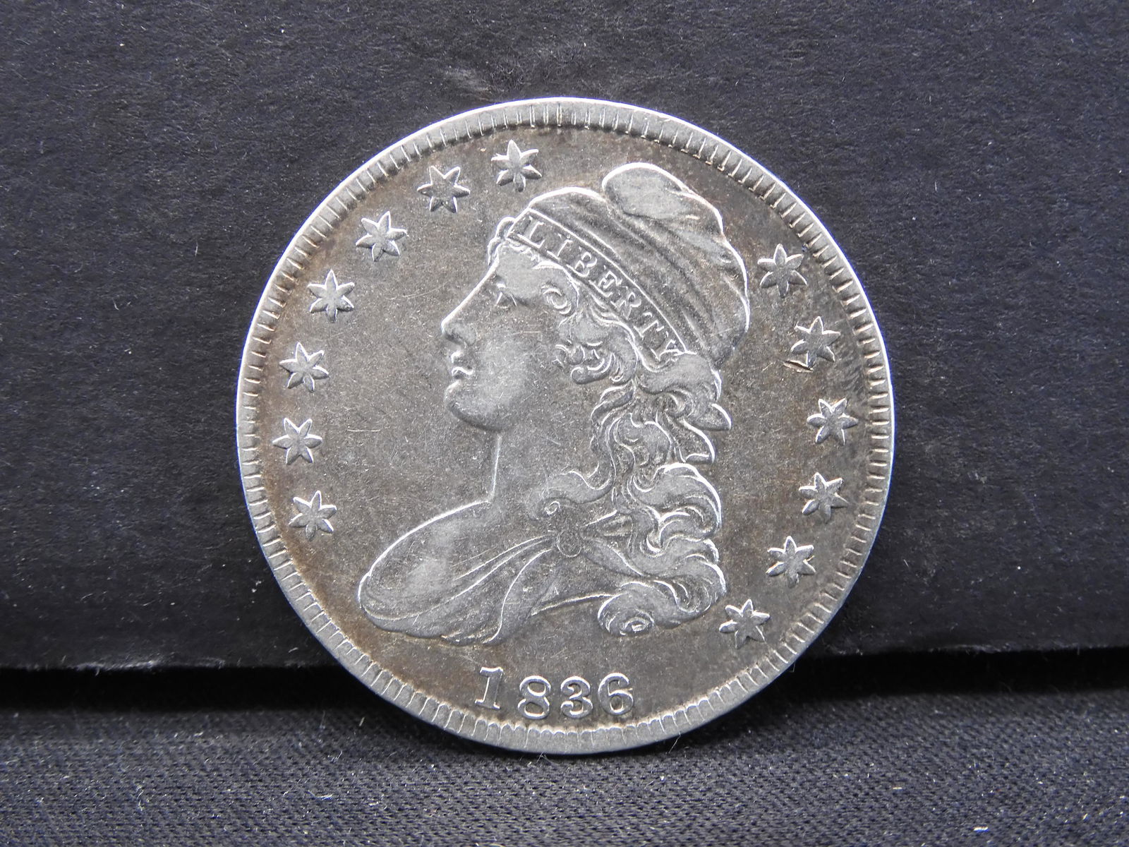 1836 50/00 Capped Bust Half-Dollar.  XF   **SCARCE (1 of 2)