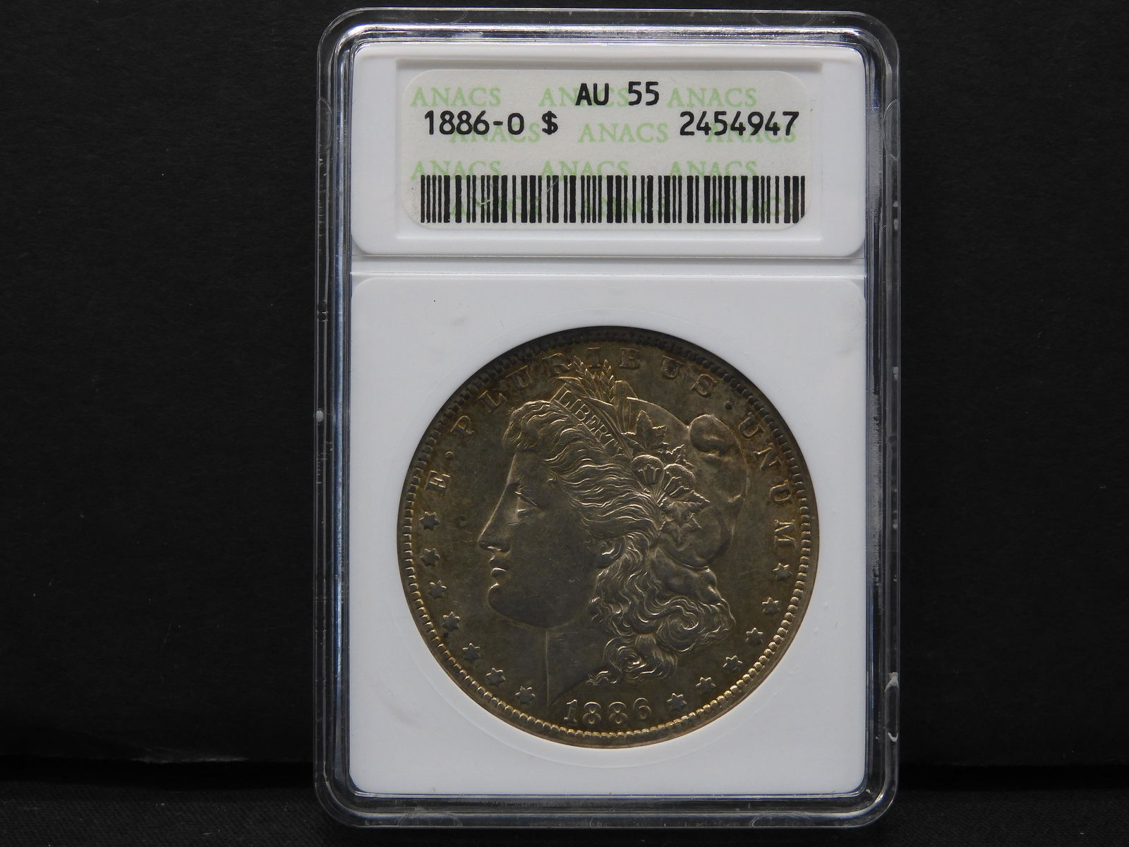 1886-O Morgan Silver Dollar.   ANACS AU55  **ULTRA RARE (1 of 4)