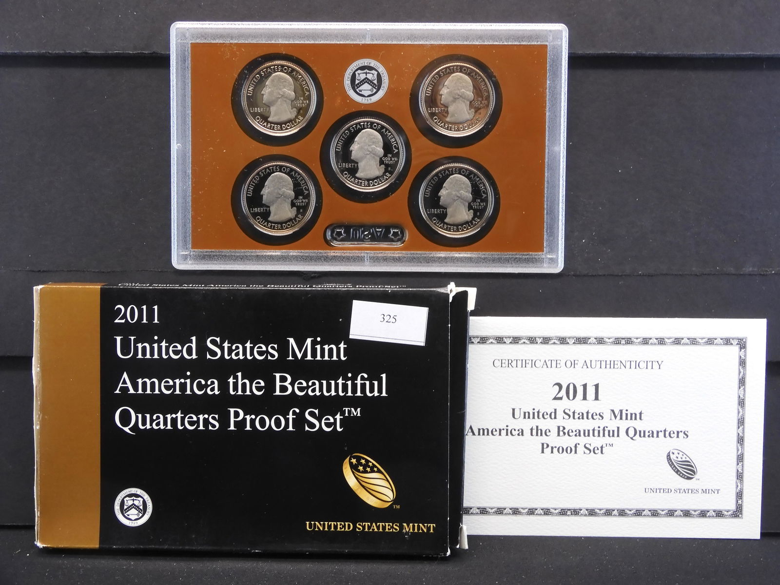 2011-S U.S. America the Beautiful 5 Quarter Proof Set (1 of 4)