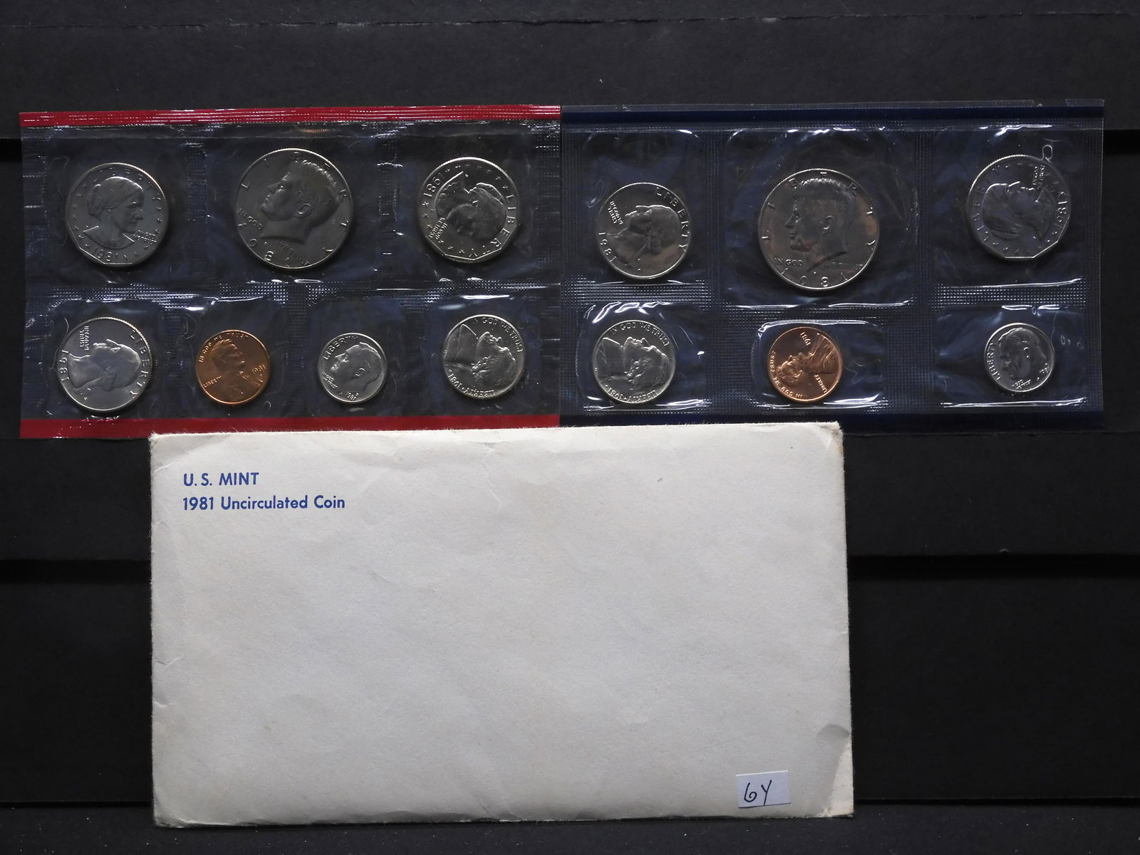 1981 P & D US Mint Uncirculated Coin Set (1 of 5)