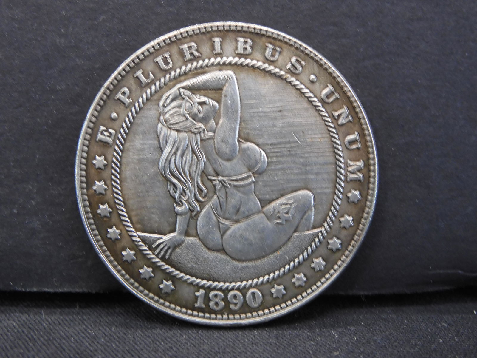 (Babe Morgan), NOT Legal TENDER OR SILVER, Novelty, (1 of 2)