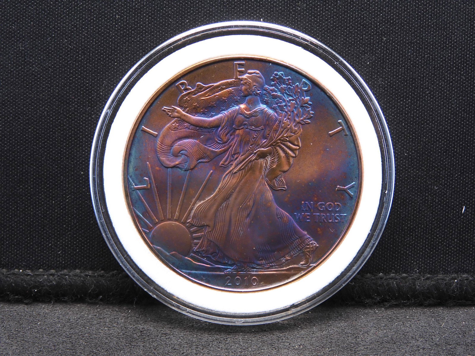 2010 American Silver Eagle 1 Oz. Silver w/ Mutant (1 of 2)