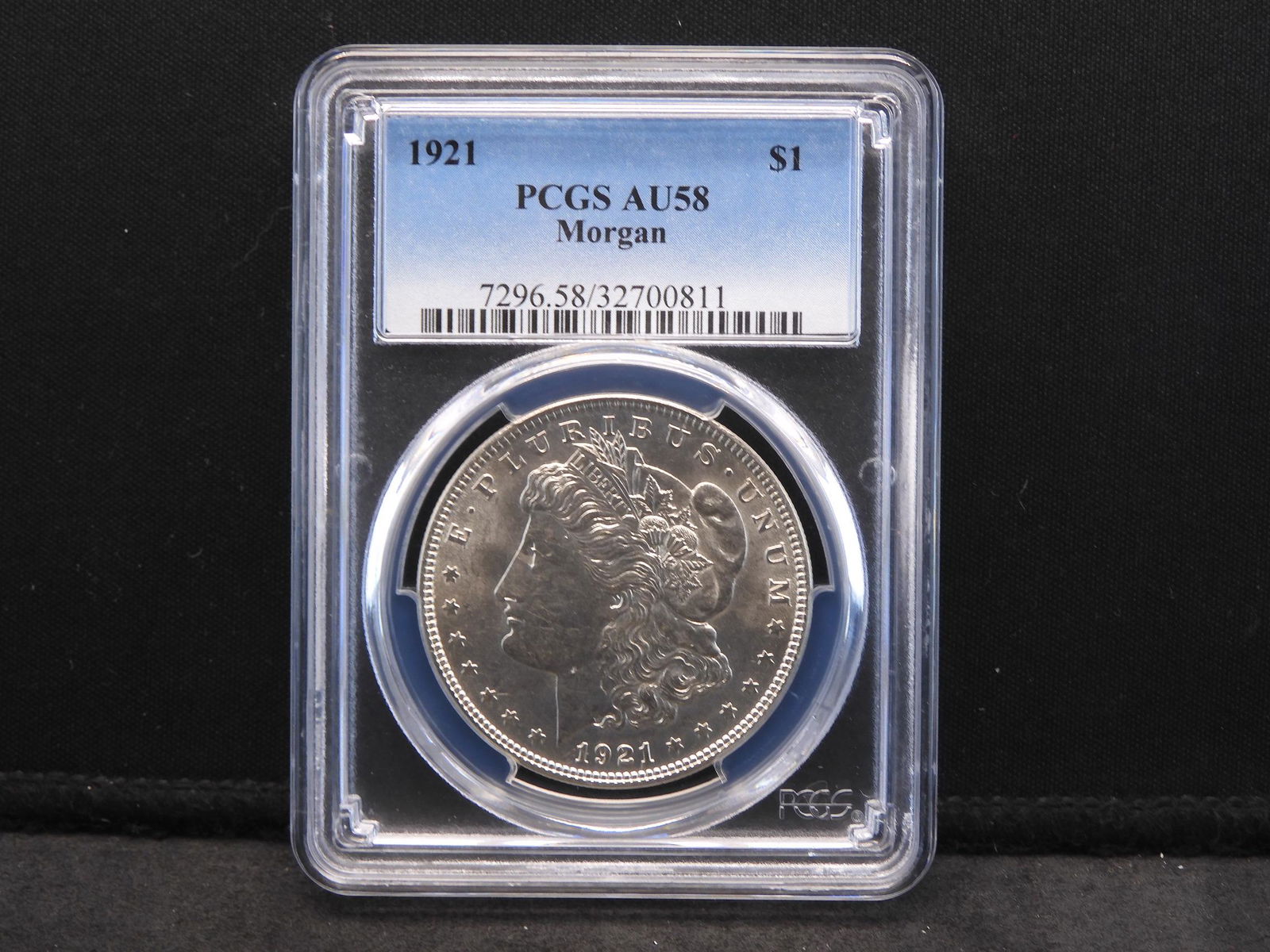 1921 Morgan Silver Dollar PCGS AU58 100 Year (1 of 4)