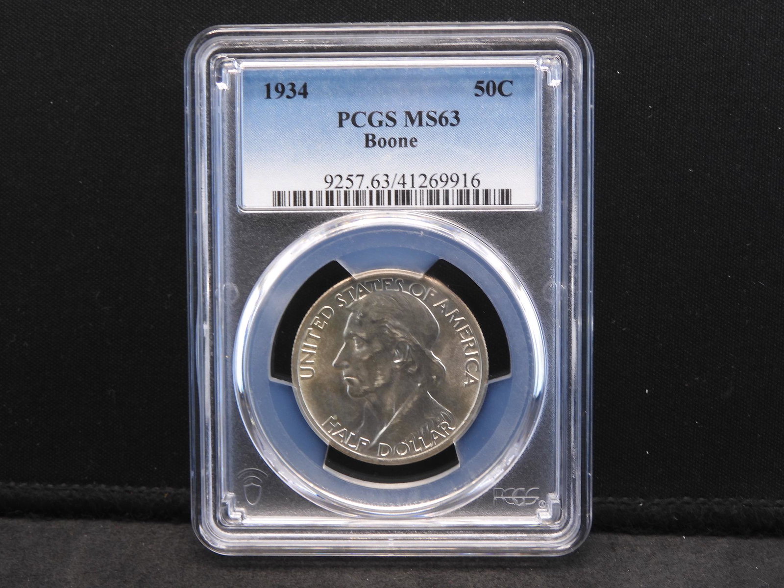 1934 BOONE Half Dollar PCGS MS63 Bright White!! (1 of 4)