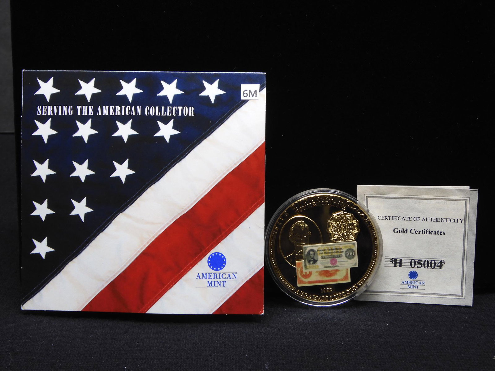 American Mint 1922 $500 Gold Certificate Commemorative (1 of 4)