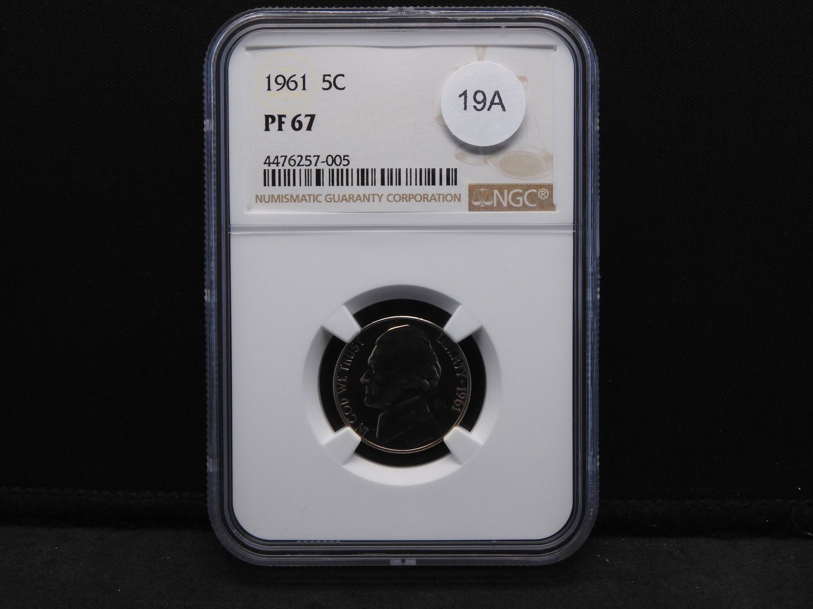 1961 Jefferson Nickel.  Slabbed by NGC (Top tier (1 of 4)