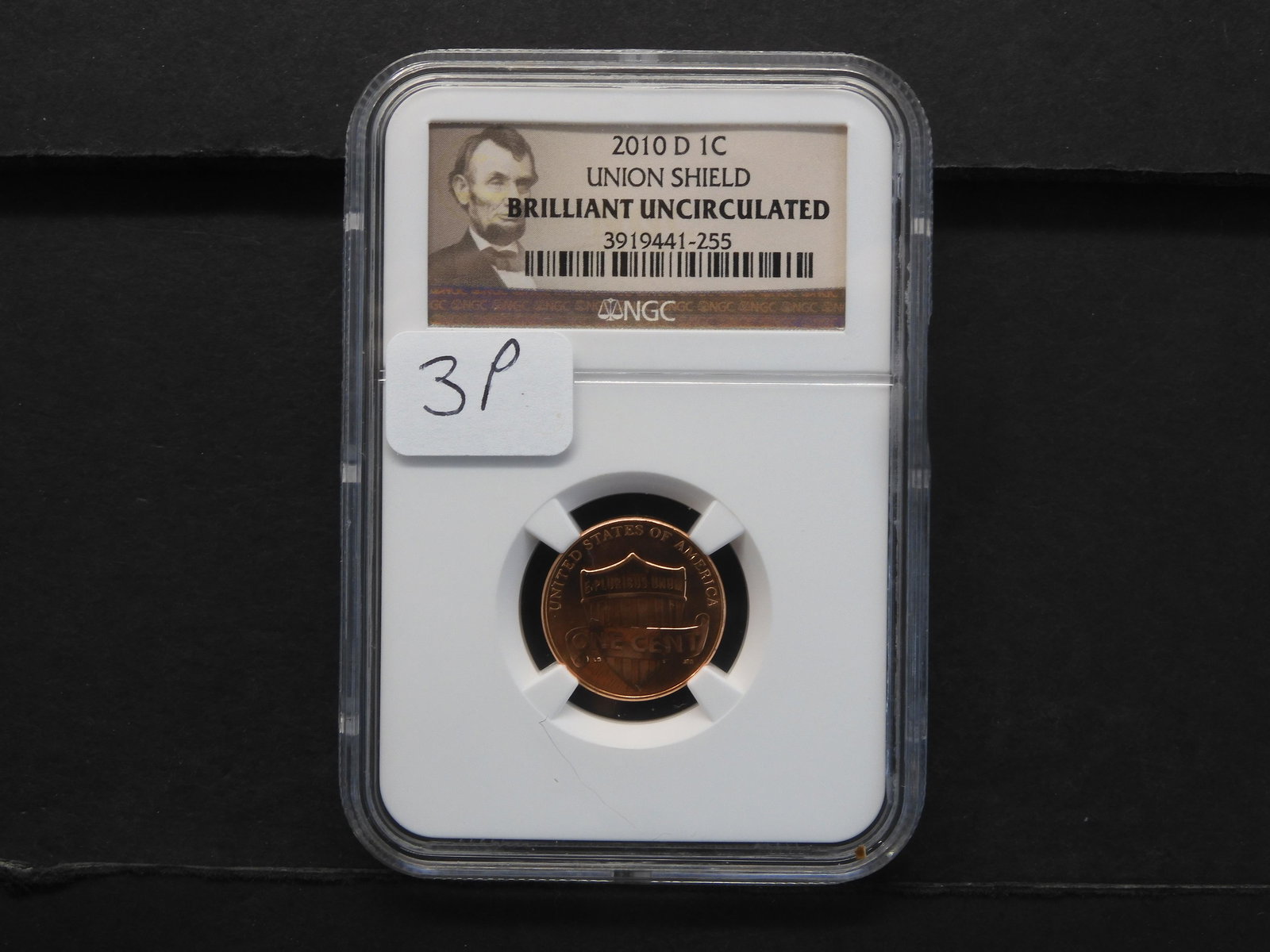 2010 D Union Cent Lincoln Cent NGC Brilliant (1 of 4)
