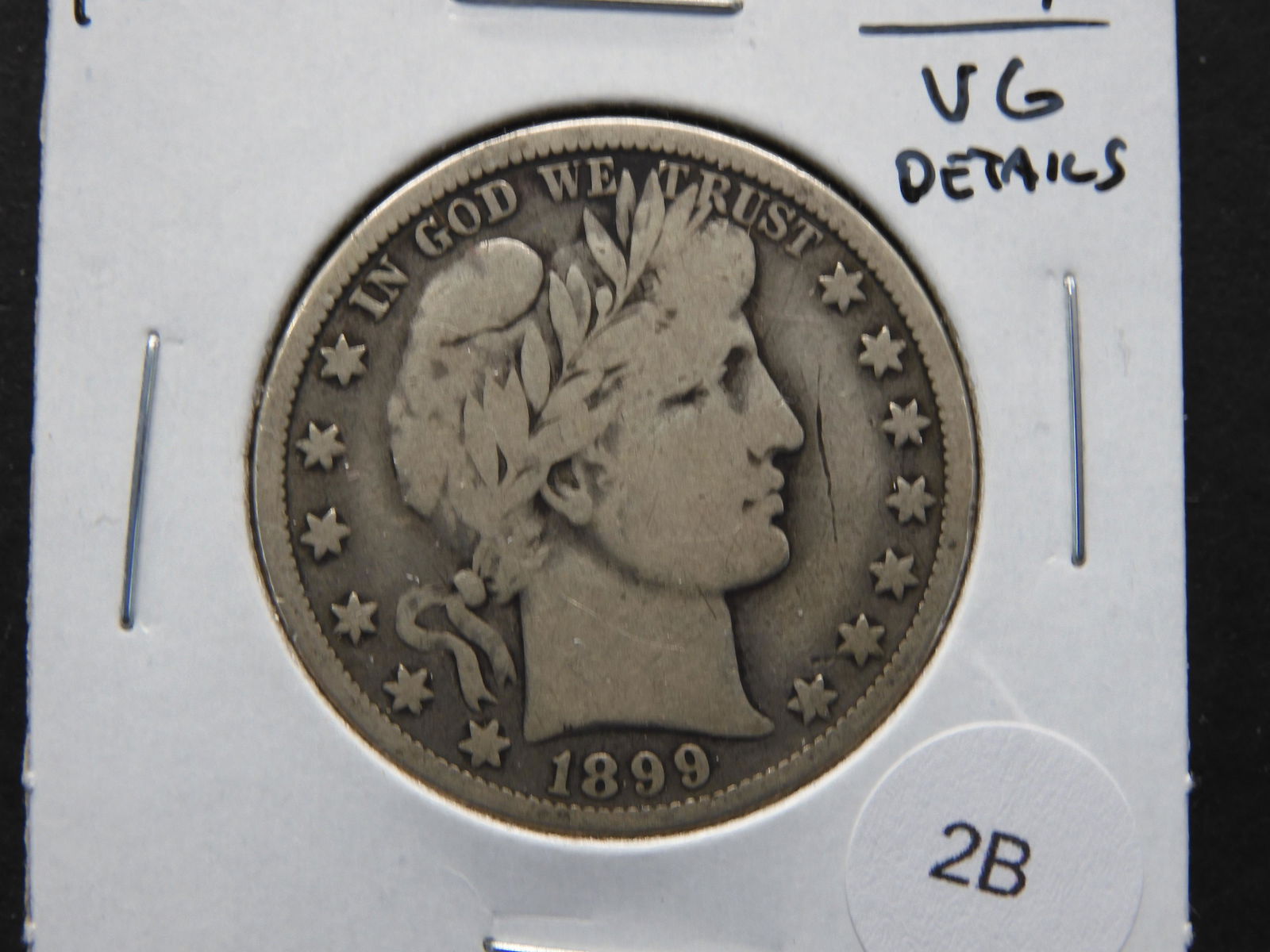 1899-O Barber 50c.  VG Details. (1 of 3)