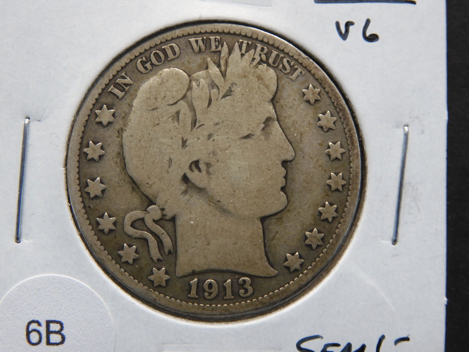 1913 Barber 50c.  VG.  Semi-Key. (1 of 3)