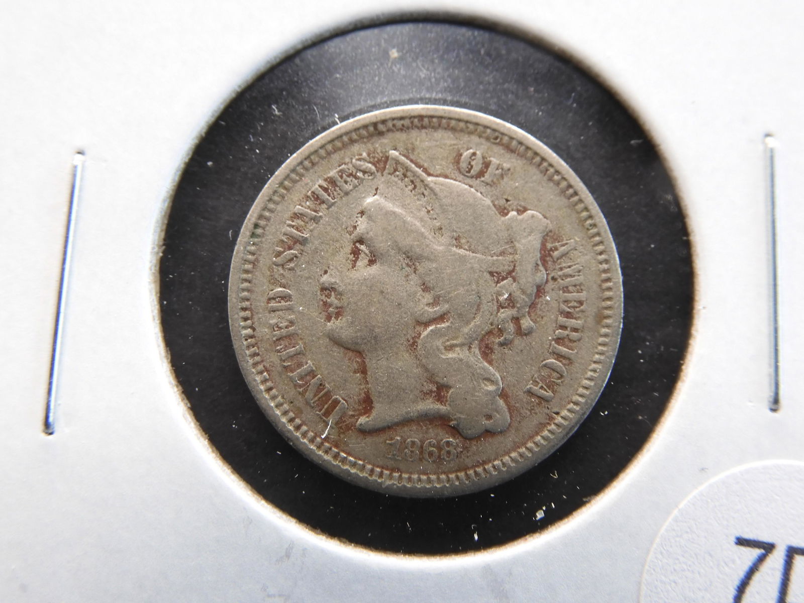 1868 3c Nickel. (1 of 3)