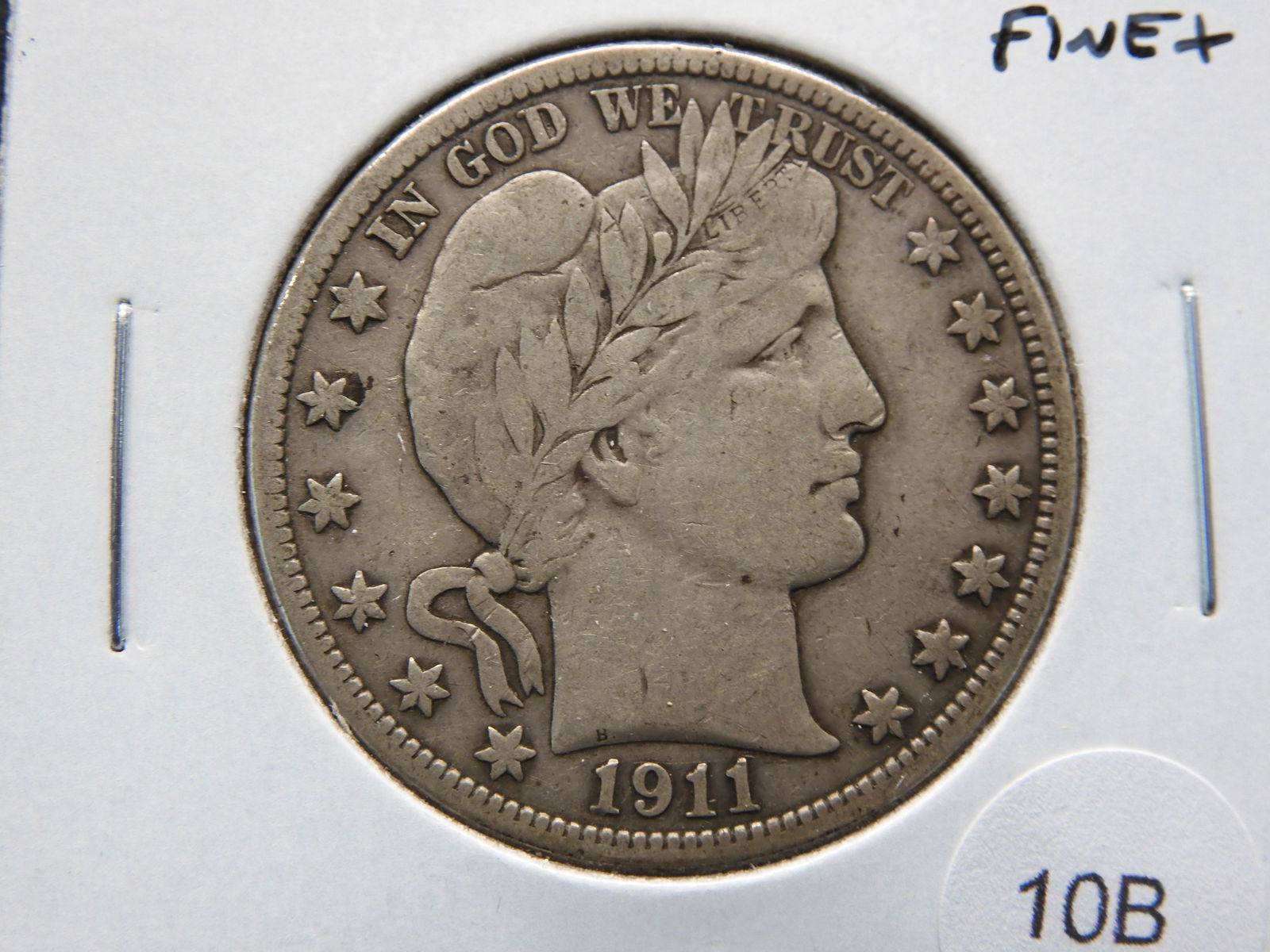 1911 Barber 50c.  Fine+. (1 of 3)