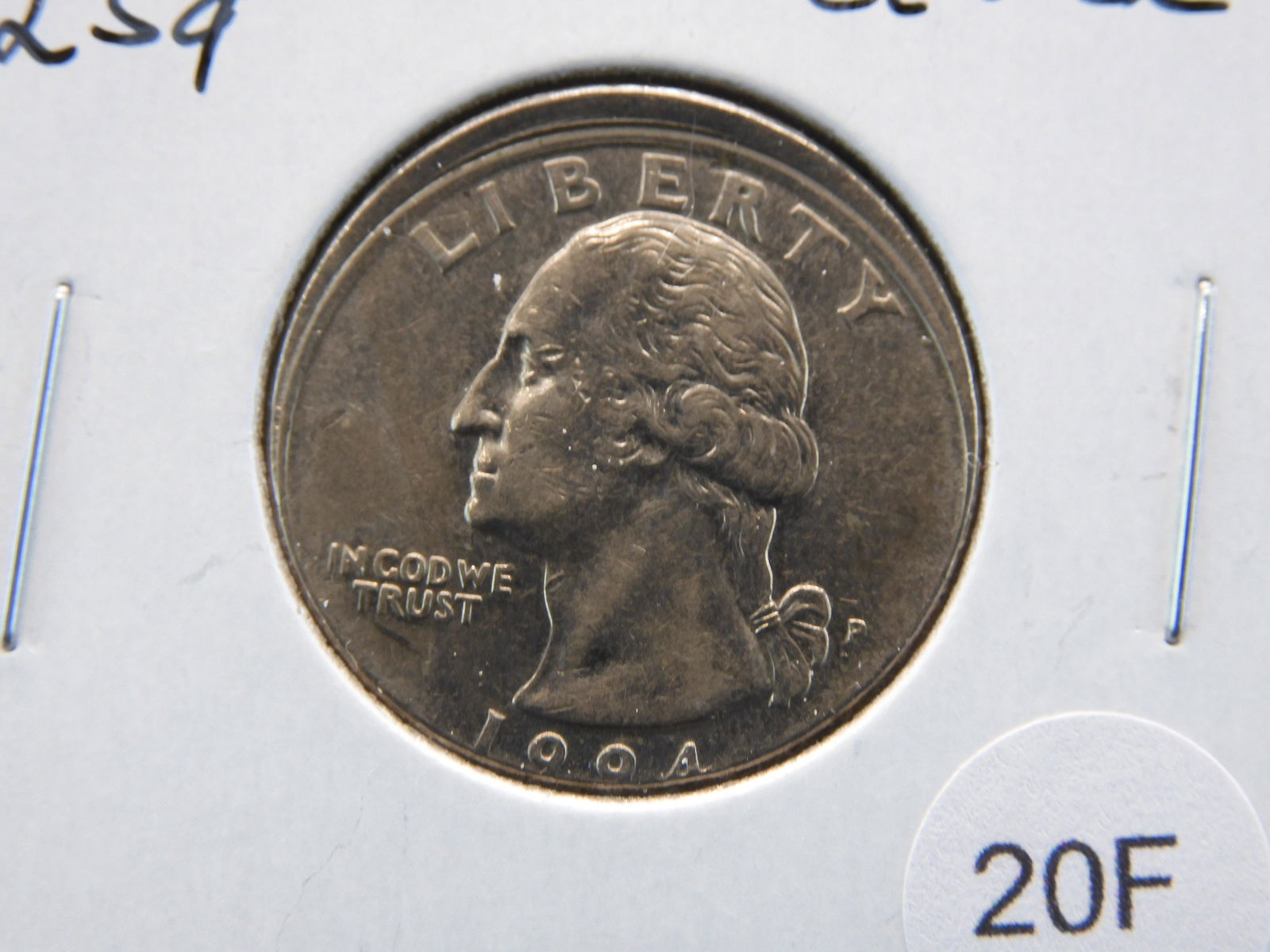 1994 Off-Center Washington 25c. (1 of 3)