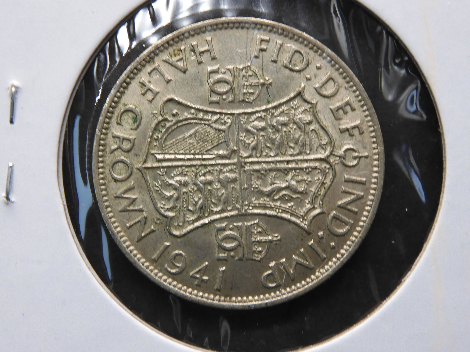 1941 Great Britain Silver Half Crown. (1 of 3)