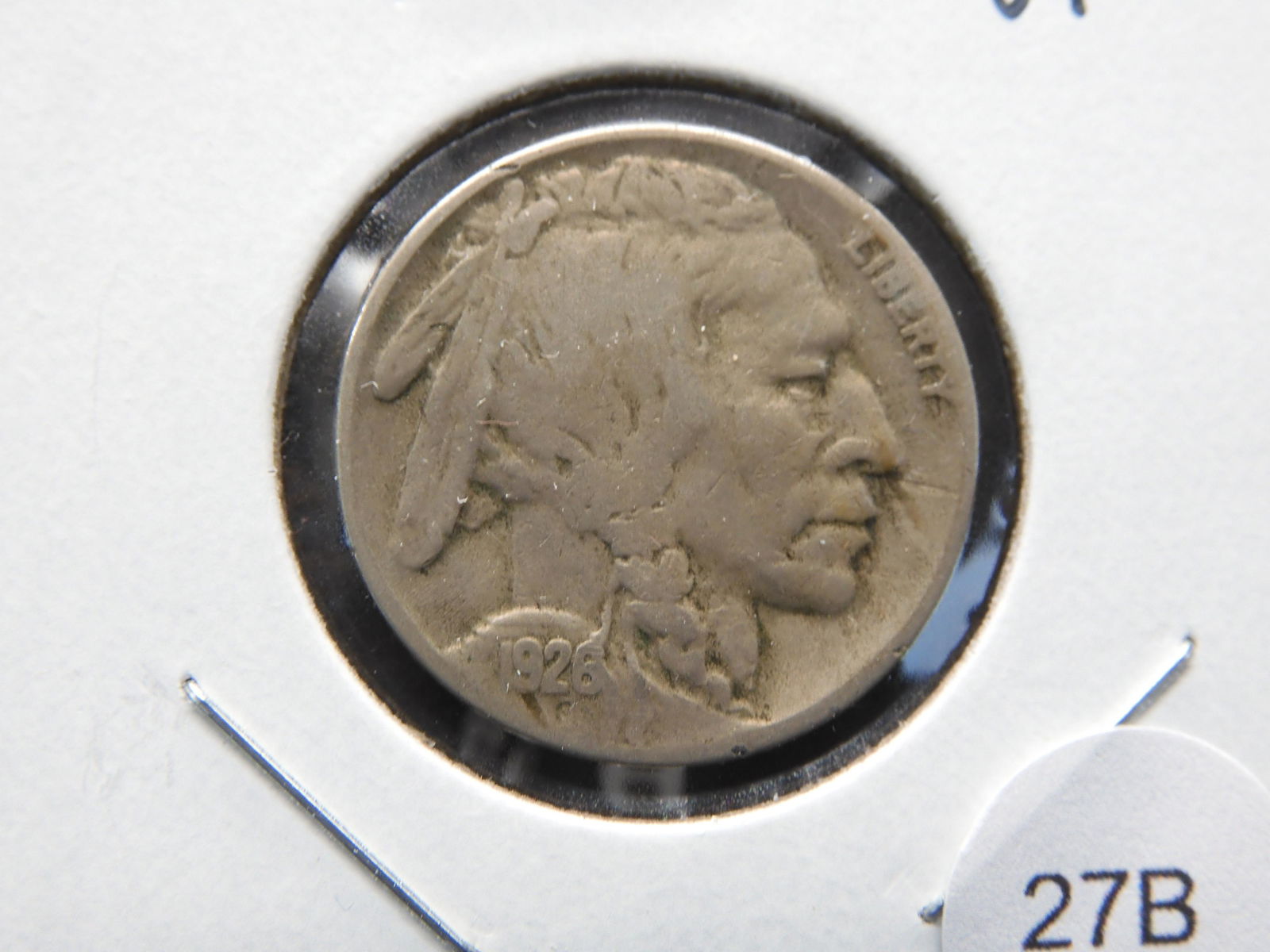 1926-D Buffalo 5c.  VF. (1 of 3)