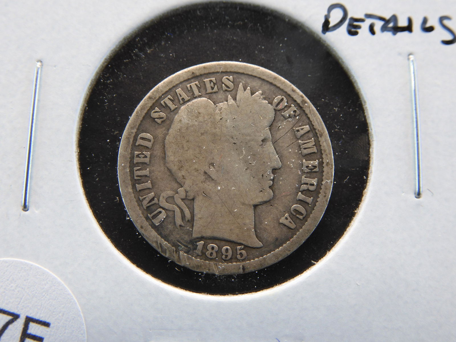 1895-S Barber 10c.  Good Details.  Semi-Key. (1 of 3)