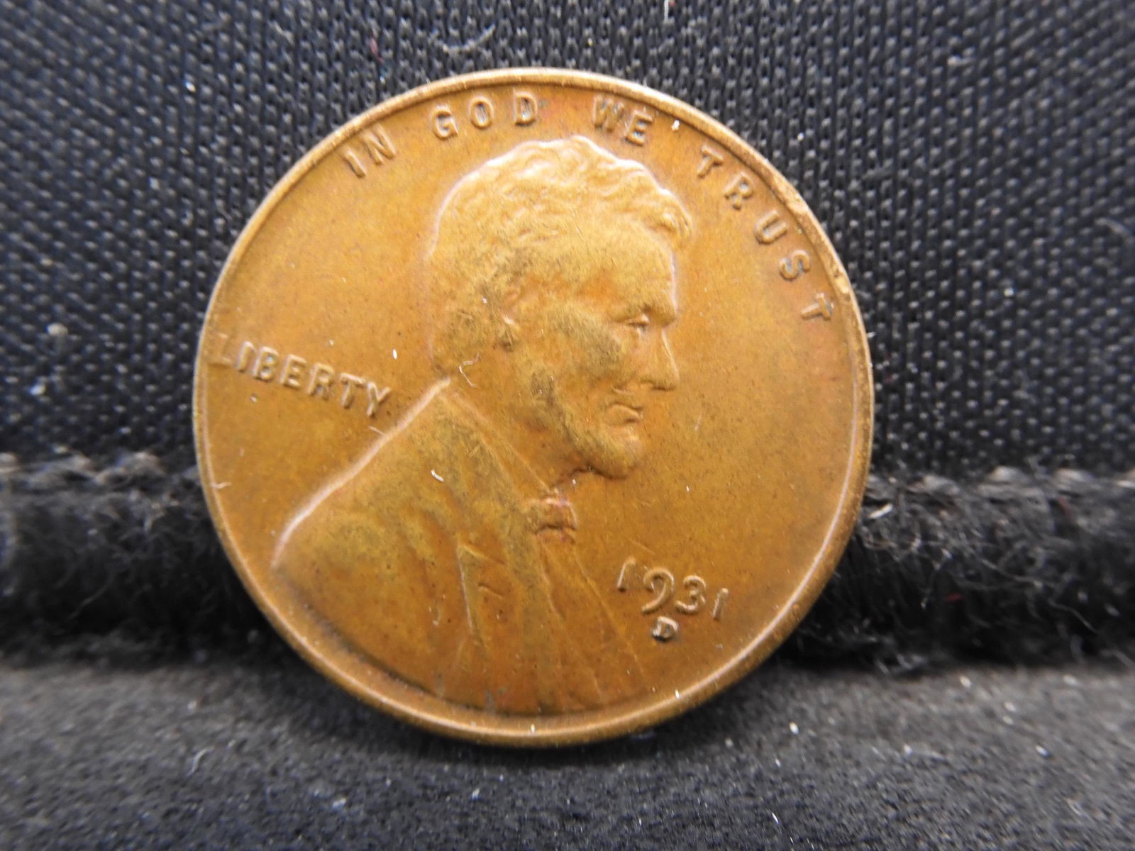 1931-D Lincoln Wheat Cent AU/BU Tough Date (1 of 2)