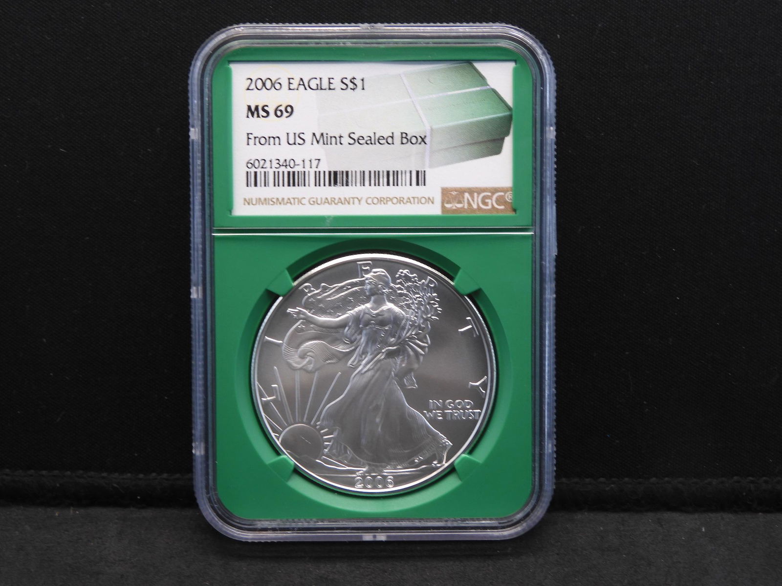 2006 NGC MS69 American Silver Eagle - From US Mint (1 of 4)