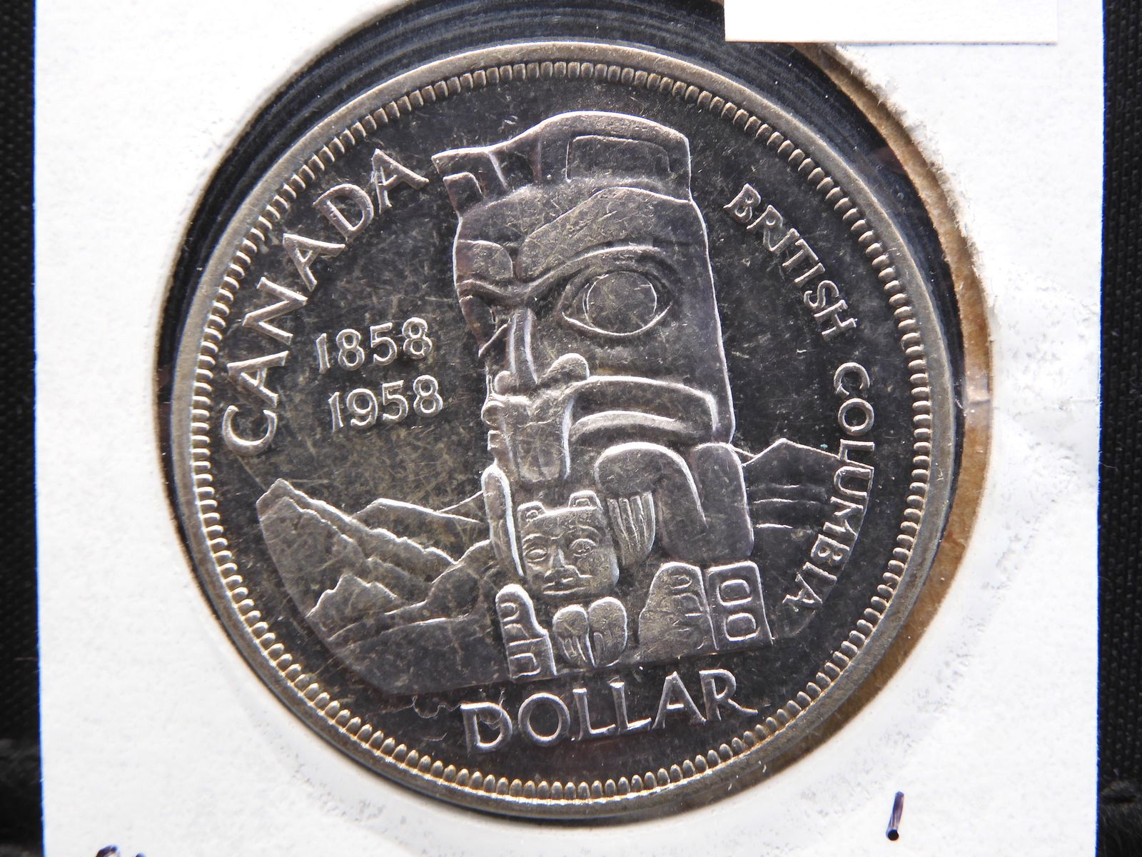 1958 Canada Commem. Silver Dollar- British Columbia (1 of 3)