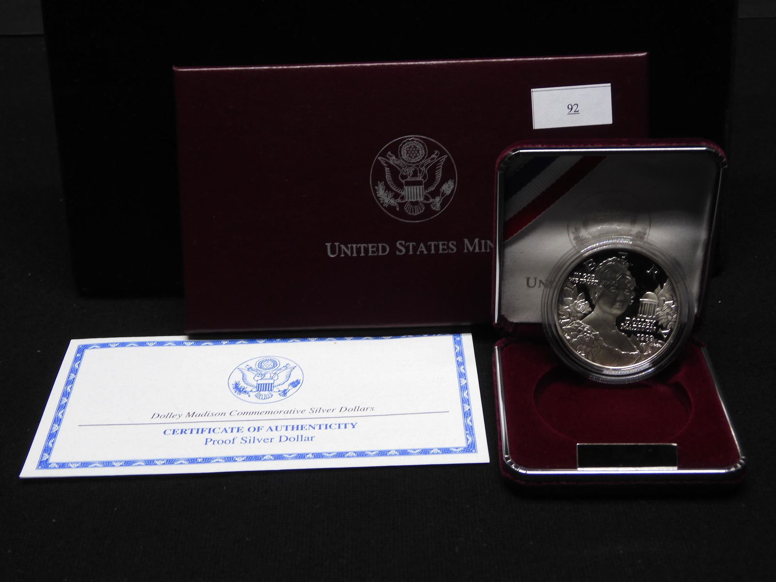 1999 U.S. Dolley Madison Commem. Proof Silver Dollar (1 of 4)