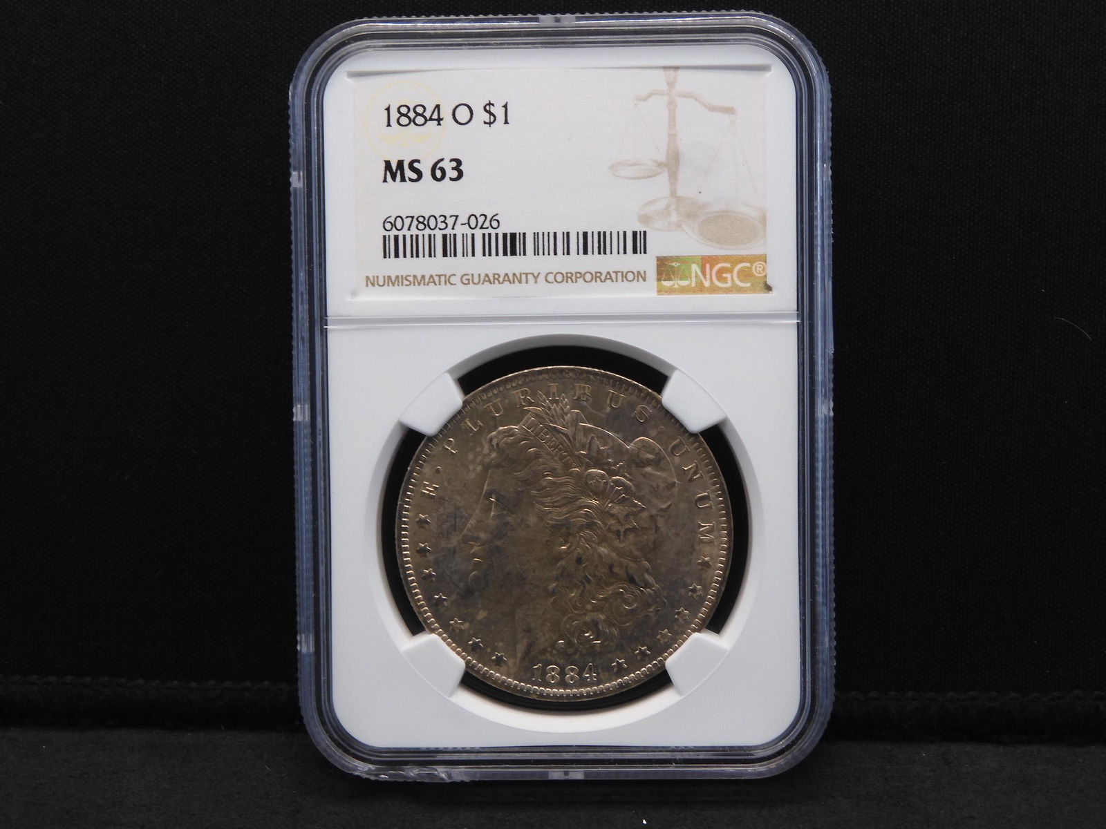 1884-O NGC MS63 Morgan Silver Dollar (1 of 4)