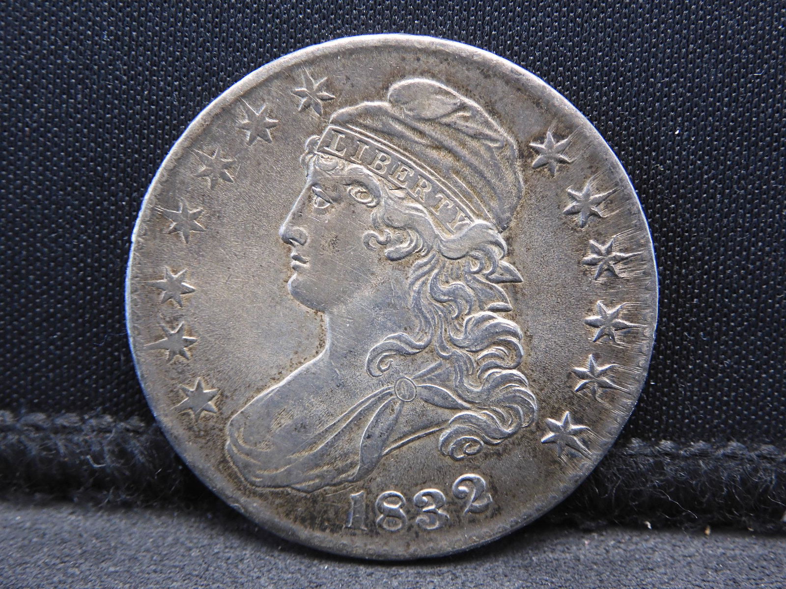 1832 Small Letters Capped Bust Half Dollar AU (1 of 3)