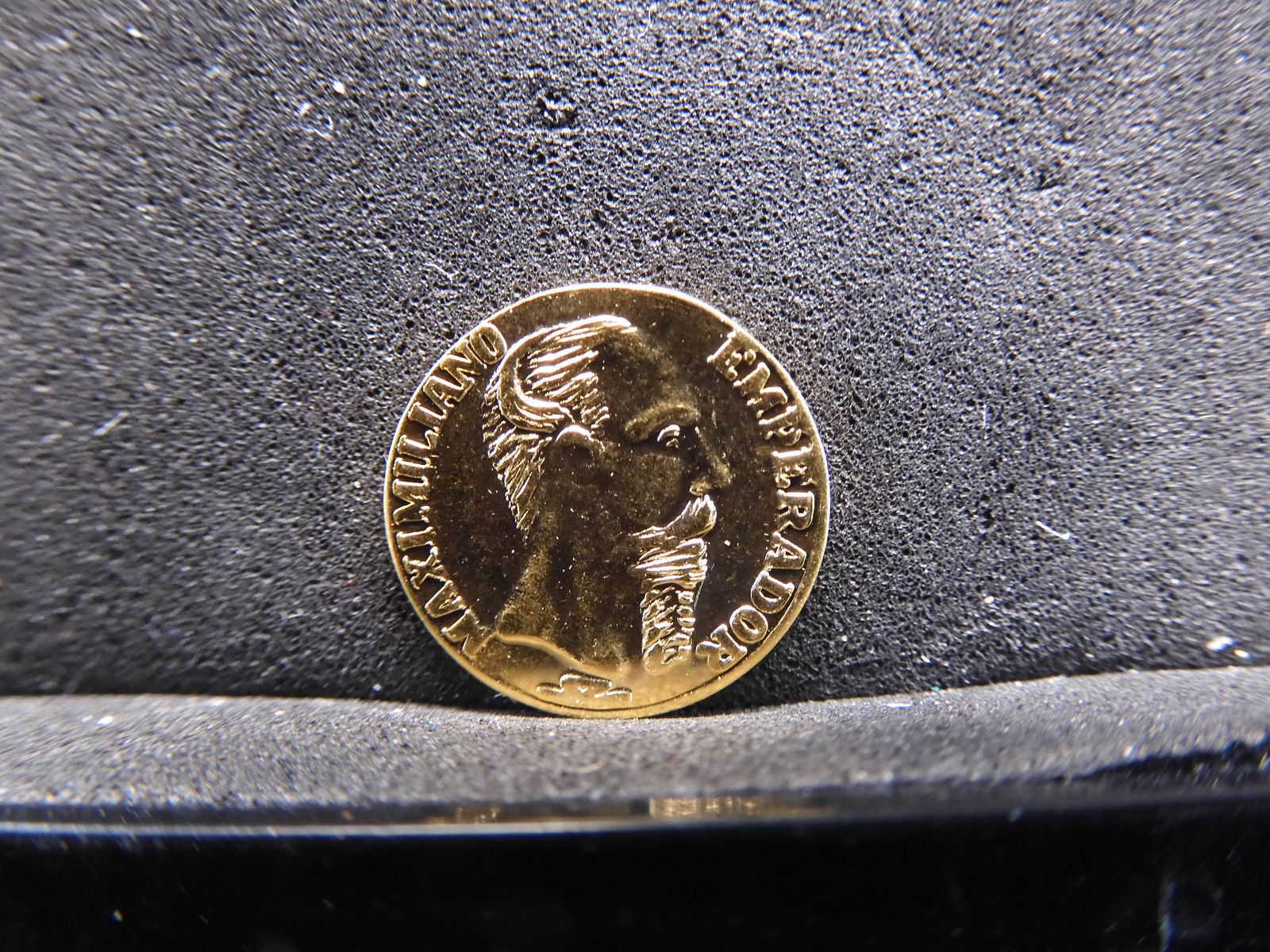 0.4 Grams Solid Gold Mexico Maximilian Round (1 of 3)