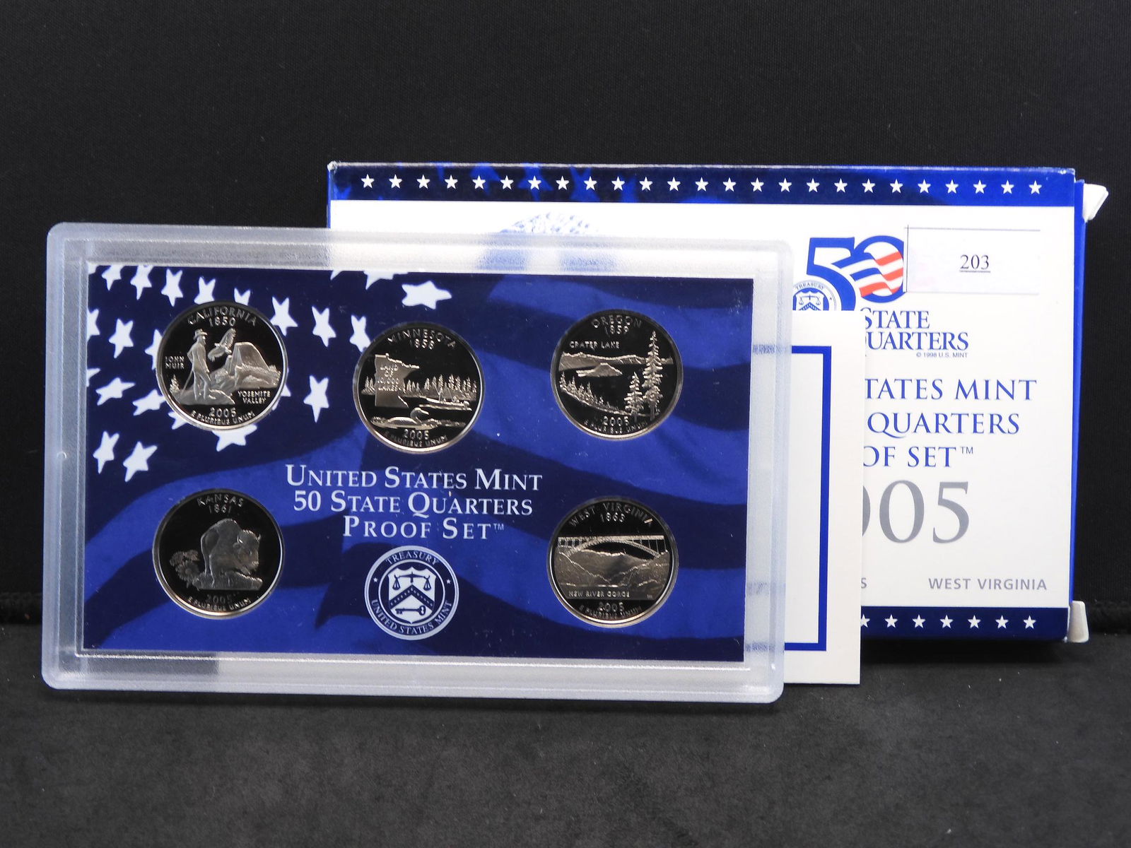 2005-S U.S. Statehood 5 Quarter Set OGP (1 of 4)