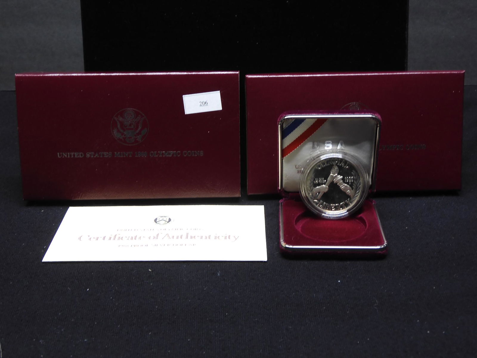 1988-S U.S. Olympic Proof Silver Dollar OGP (1 of 4)